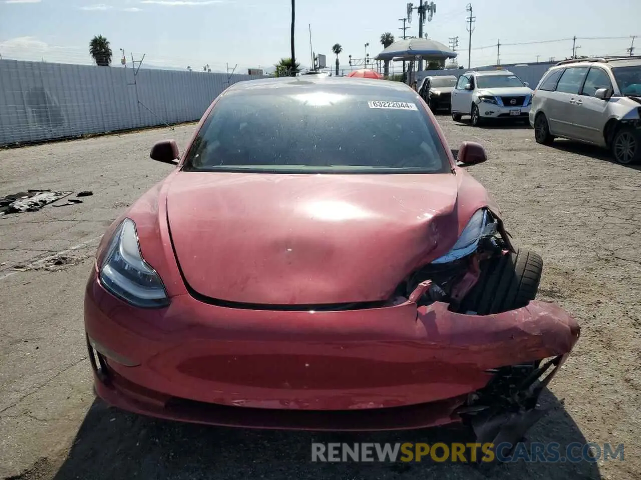 5 fotografías del automóvil dañado 5YJ3E1EC8LF641071 TESLA MODEL 3 2020