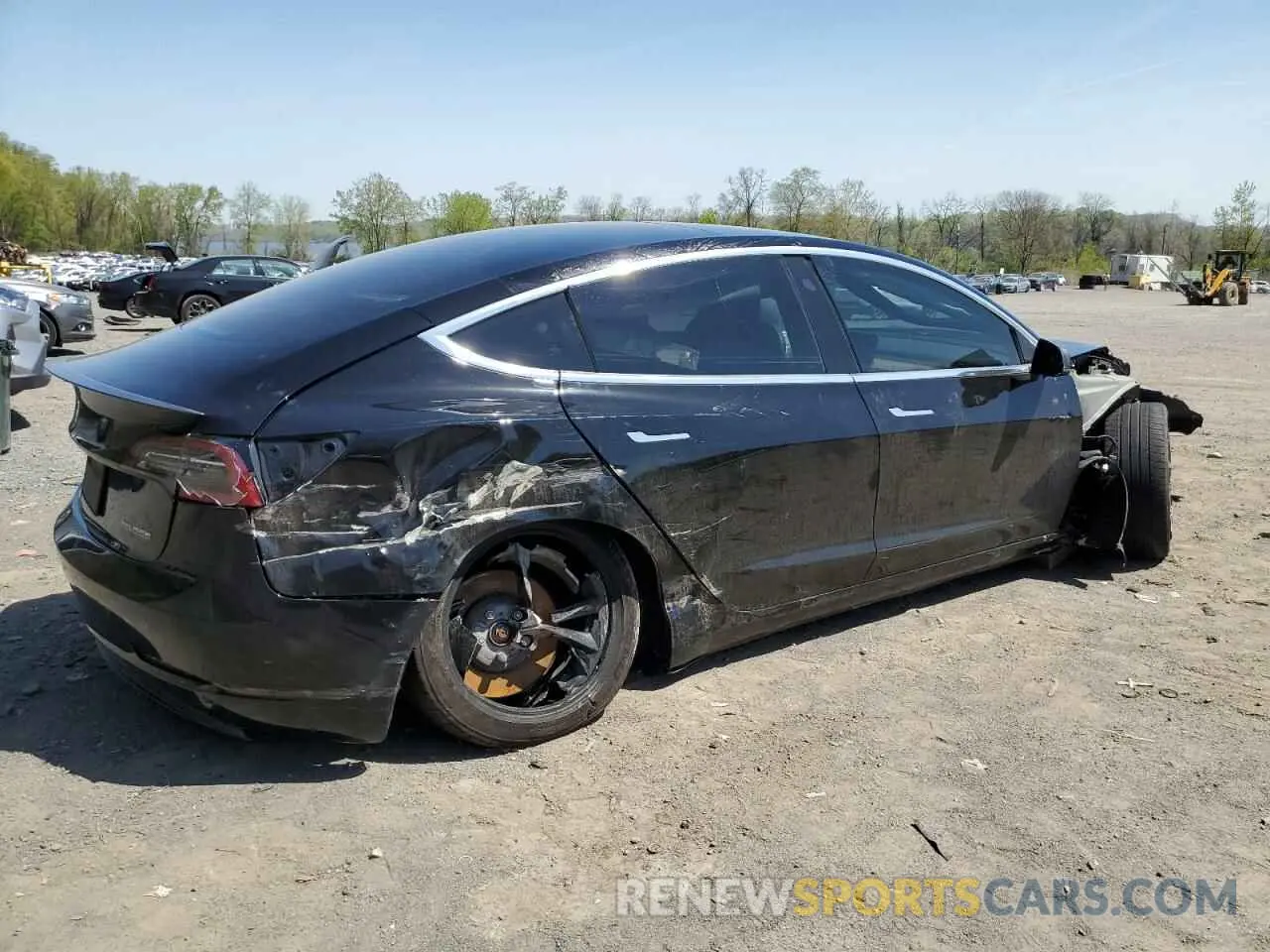 3 fotografías del automóvil dañado 5YJ3E1EC8LF746838 TESLA MODEL 3 2020