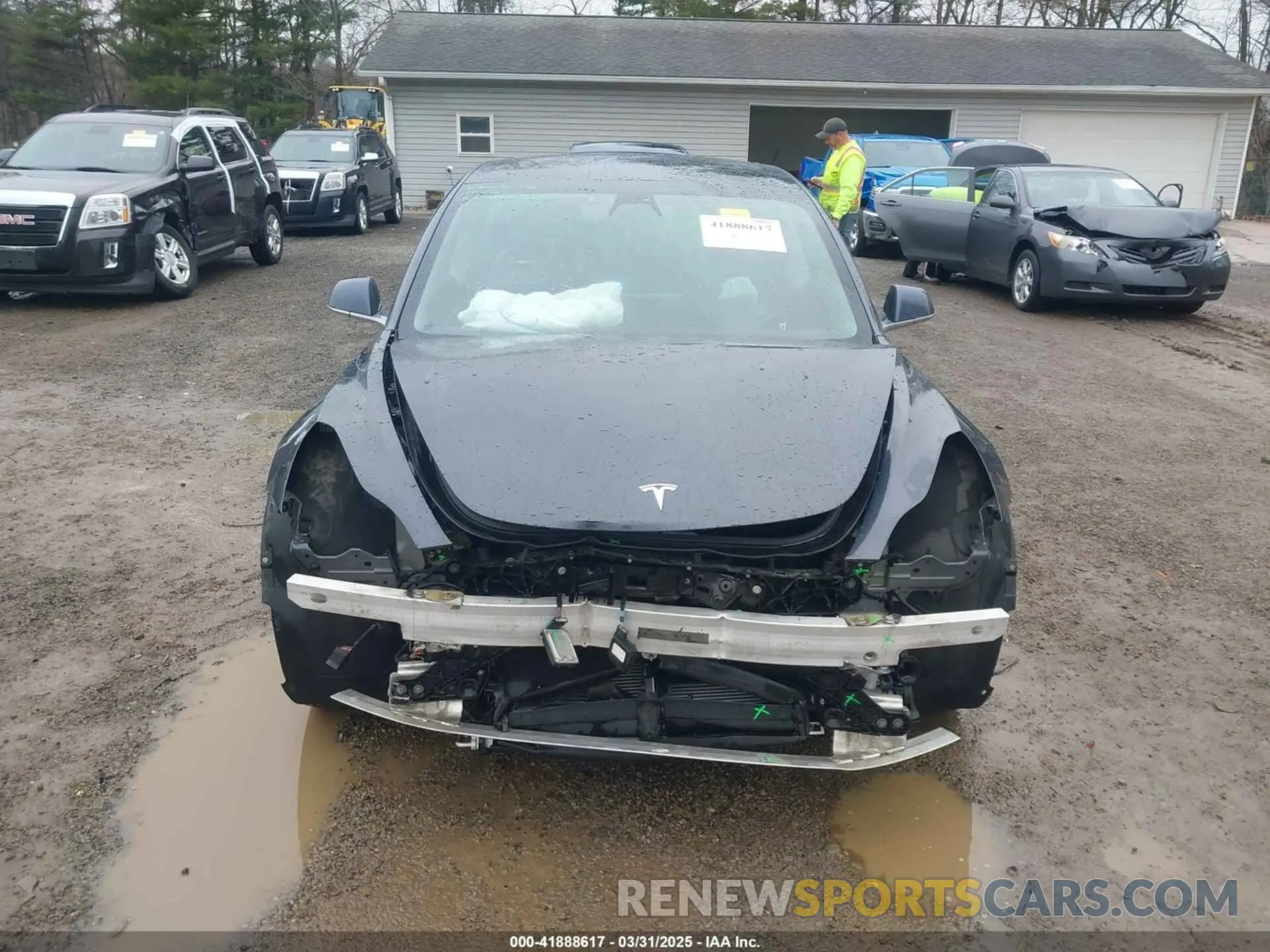 13 fotografías del automóvil dañado 5YJ3E1EC9LF601713 TESLA MODEL 3 2020