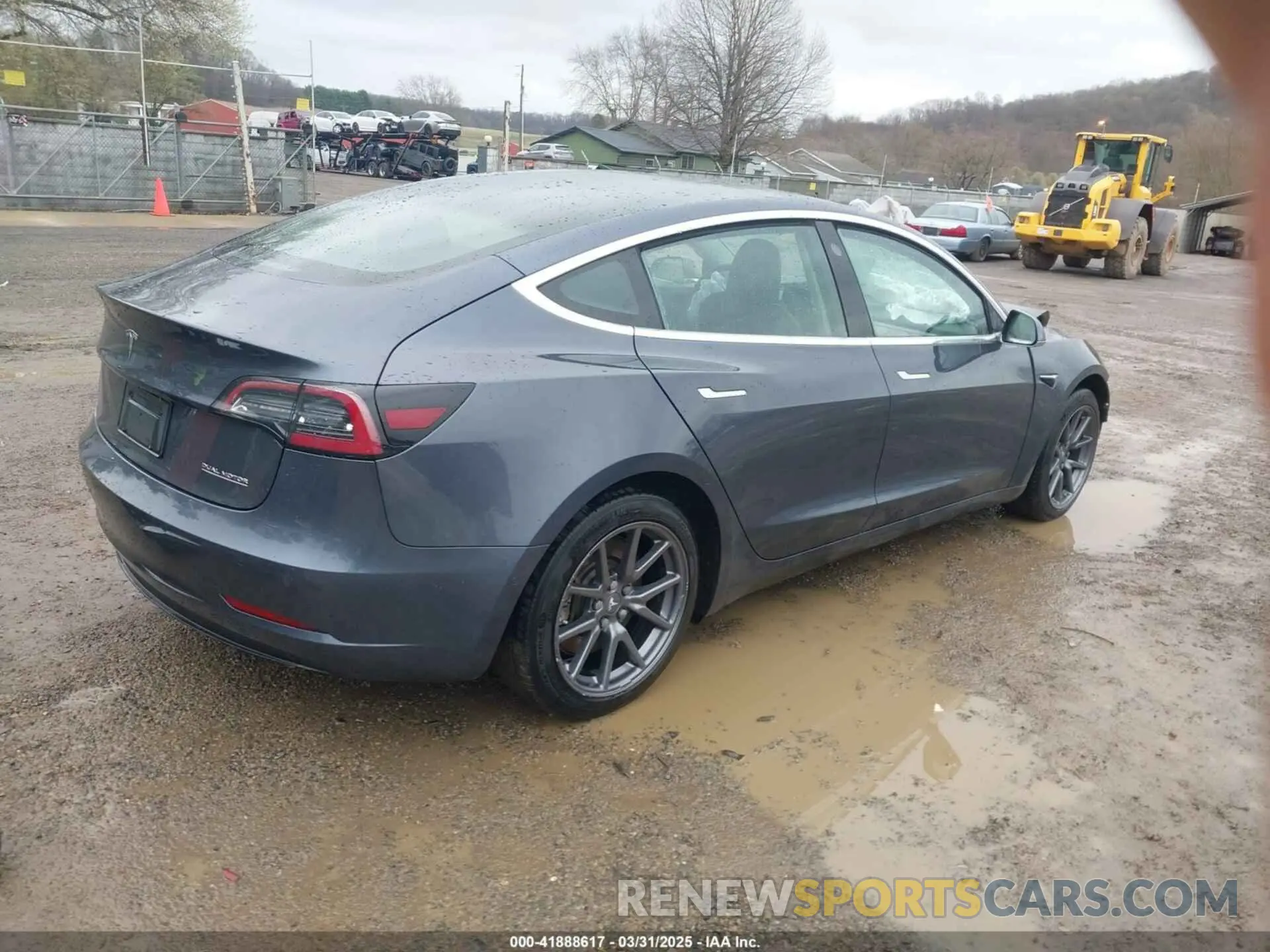 4 fotografías del automóvil dañado 5YJ3E1EC9LF601713 TESLA MODEL 3 2020