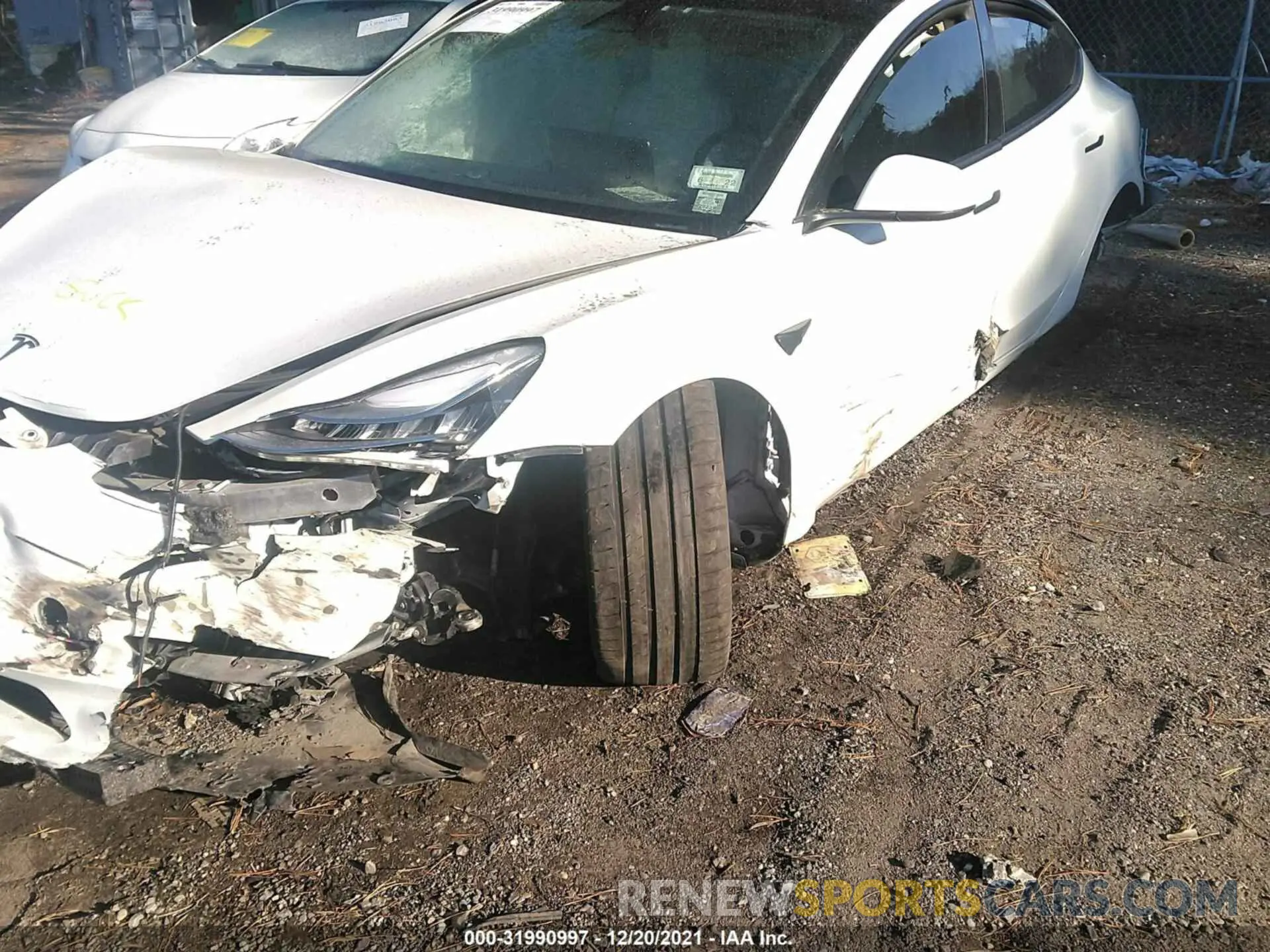 6 fotografías del automóvil dañado 5YJ3E1EC9LF719261 TESLA MODEL 3 2020