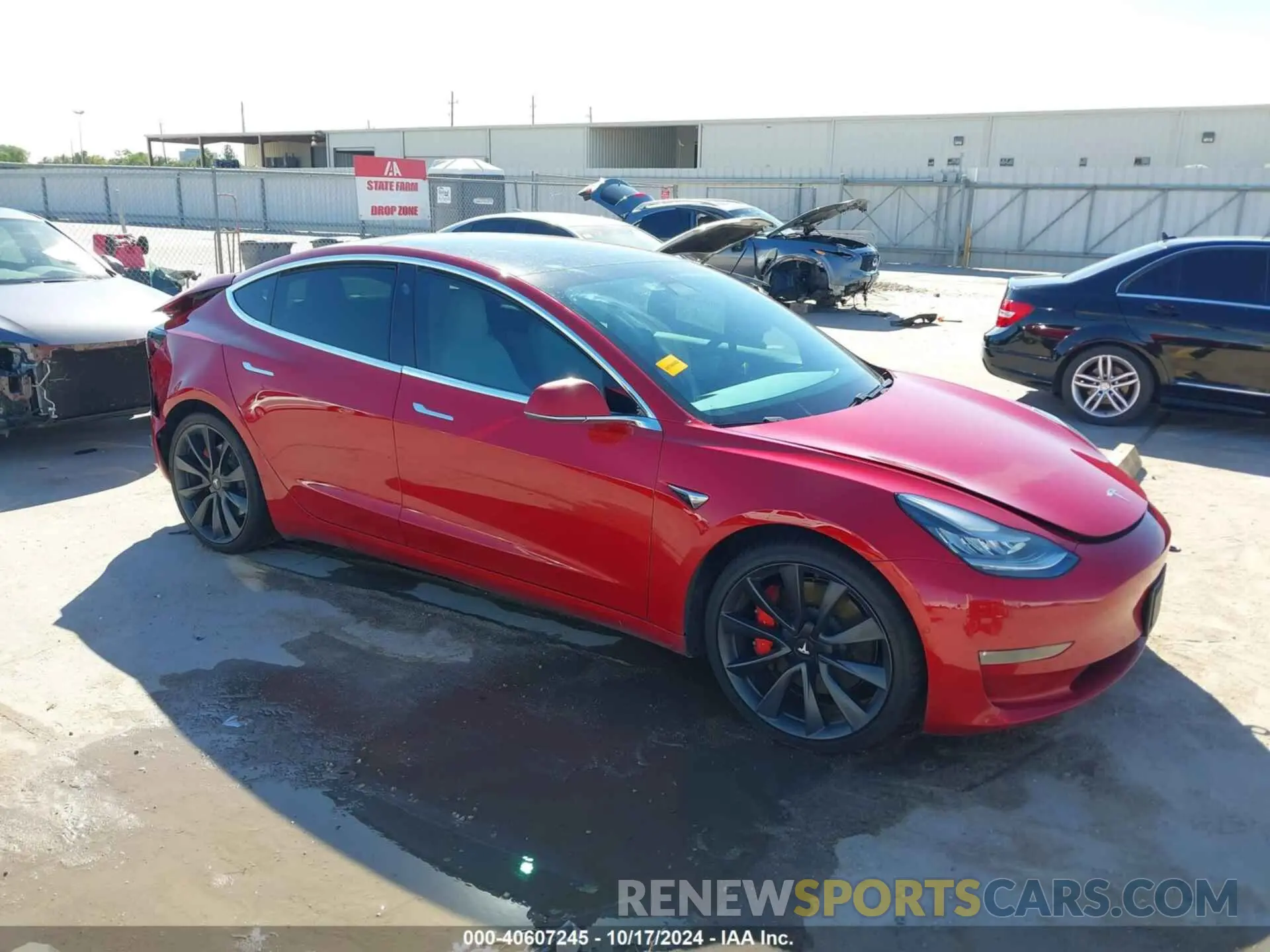 1 fotografías del automóvil dañado 5YJ3E1EC9LF784644 TESLA MODEL 3 2020