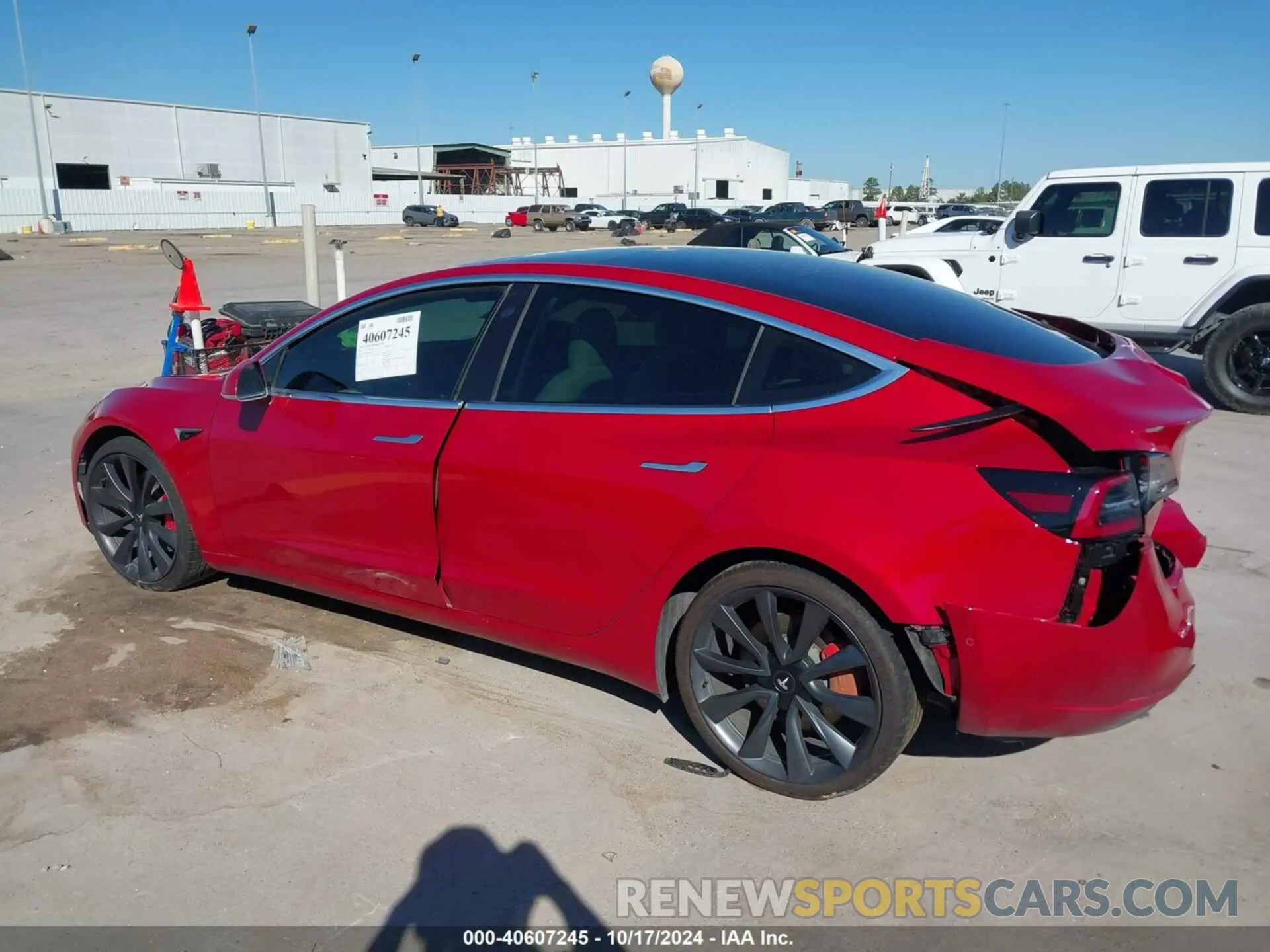 14 fotografías del automóvil dañado 5YJ3E1EC9LF784644 TESLA MODEL 3 2020