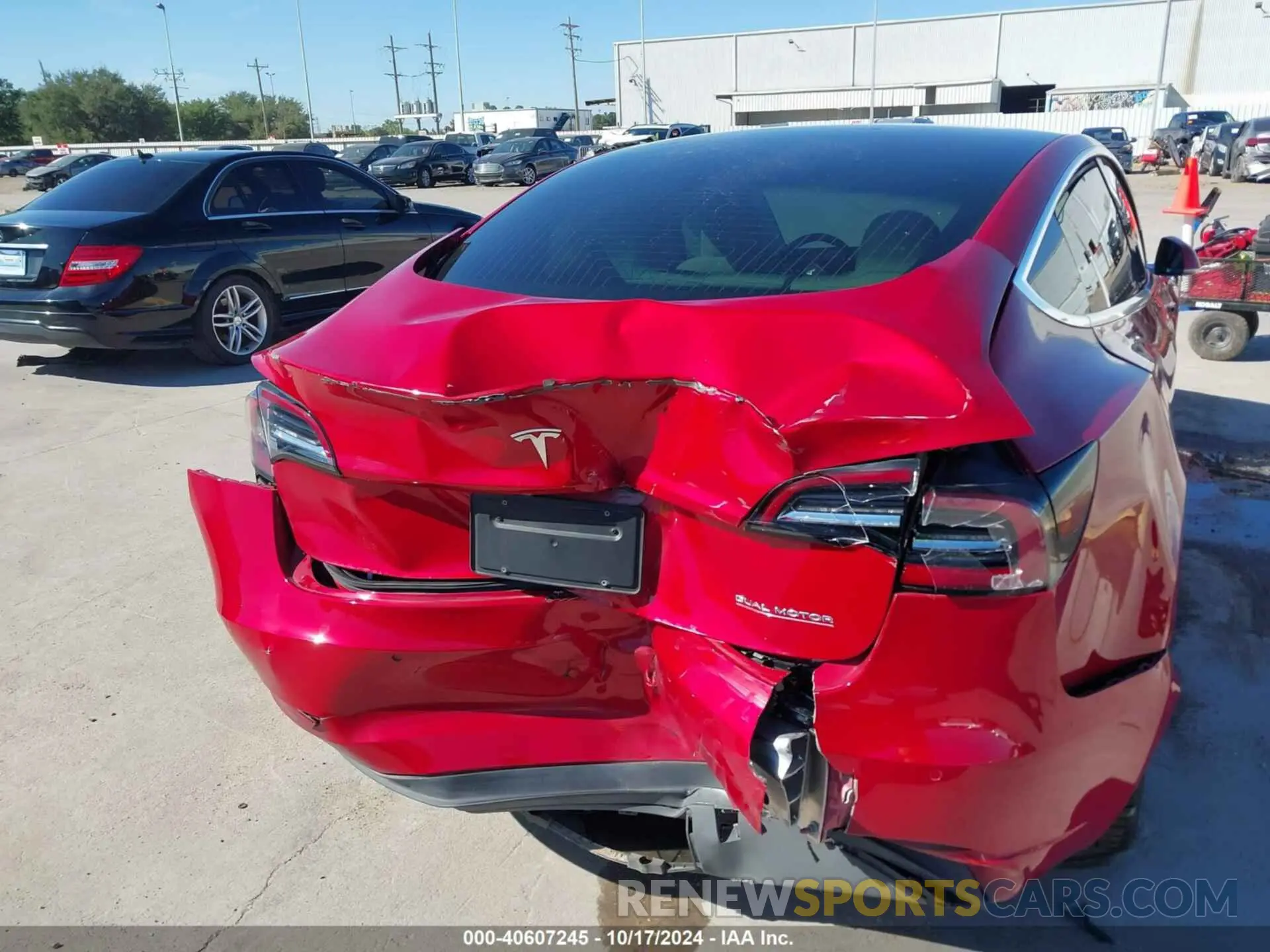 16 fotografías del automóvil dañado 5YJ3E1EC9LF784644 TESLA MODEL 3 2020