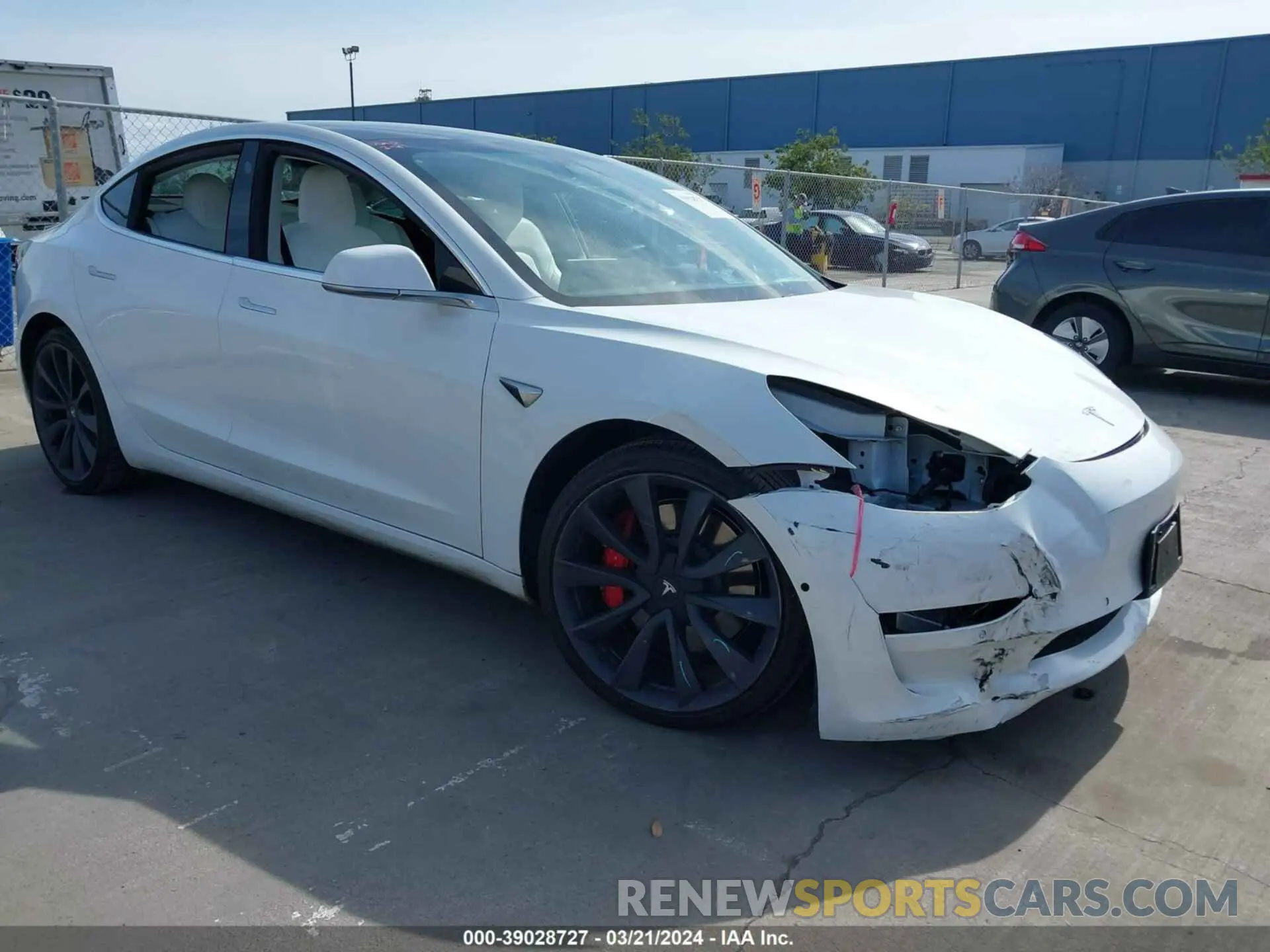 1 fotografías del automóvil dañado 5YJ3E1EC9LF792078 TESLA MODEL 3 2020
