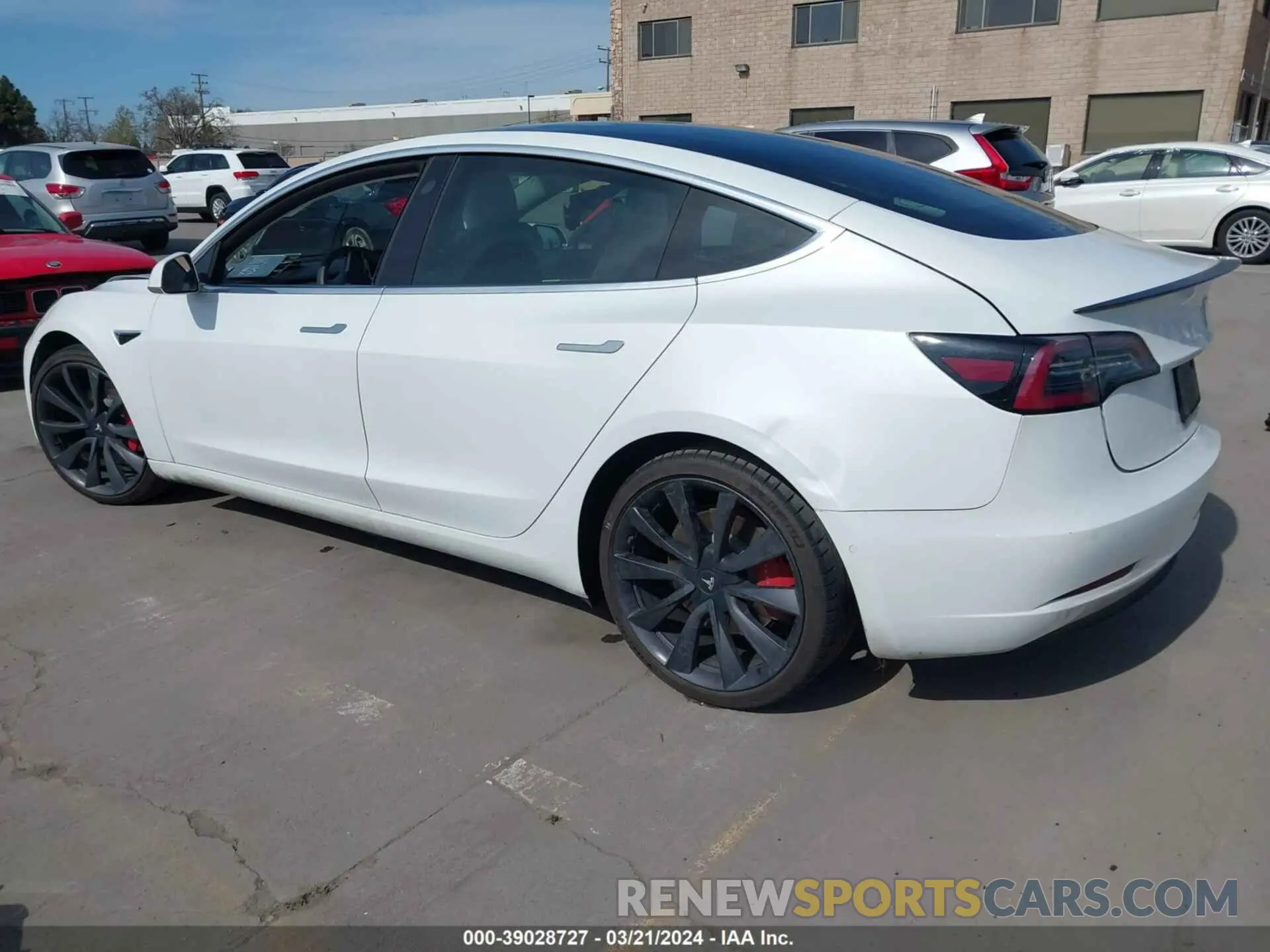 3 fotografías del automóvil dañado 5YJ3E1EC9LF792078 TESLA MODEL 3 2020