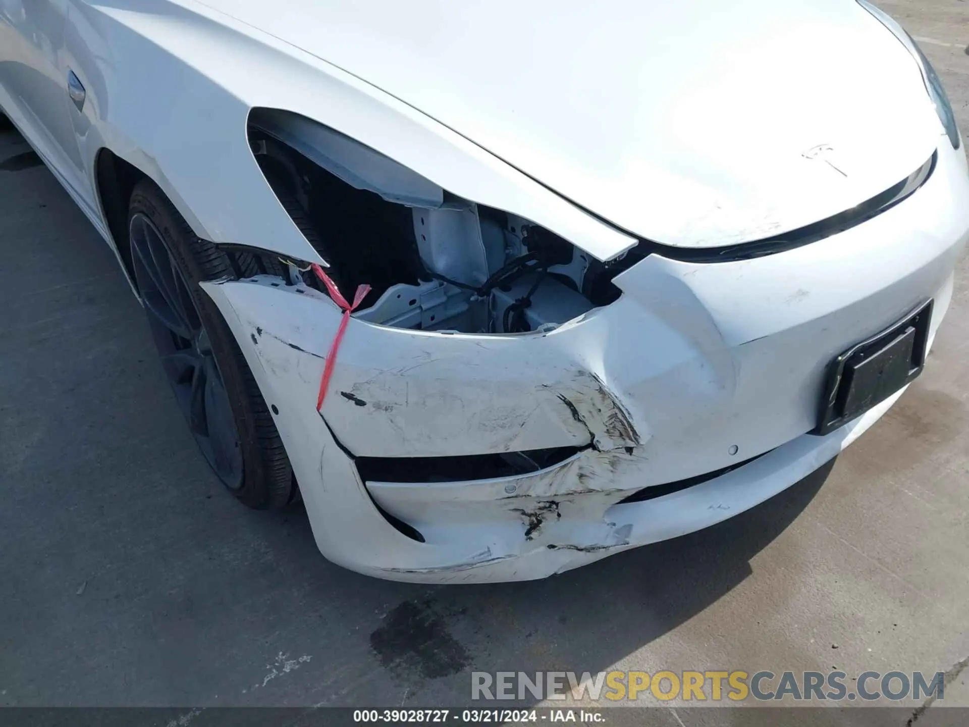 6 fotografías del automóvil dañado 5YJ3E1EC9LF792078 TESLA MODEL 3 2020