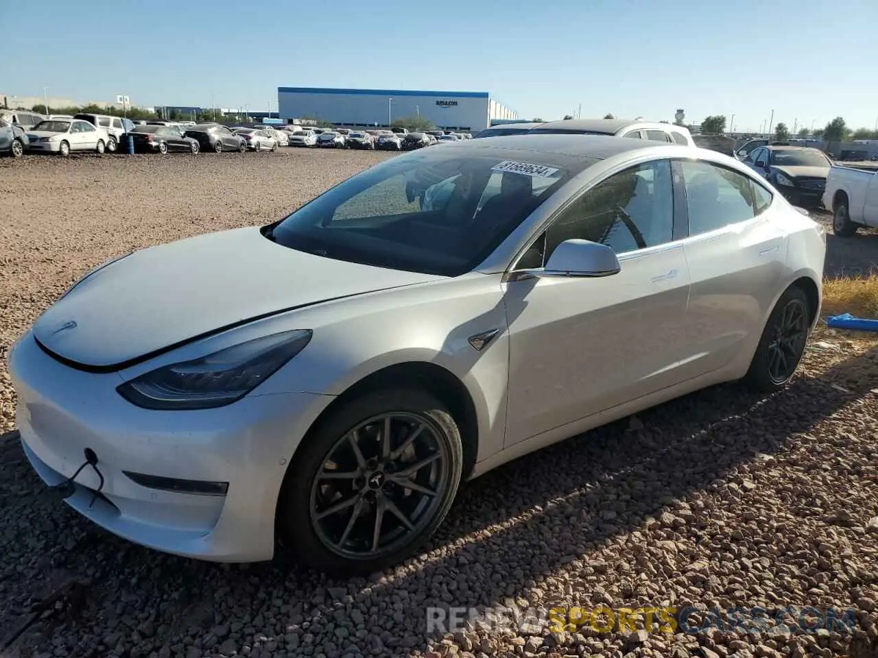 1 fotografías del automóvil dañado 5YJ3E1ECXLF602546 TESLA MODEL 3 2020