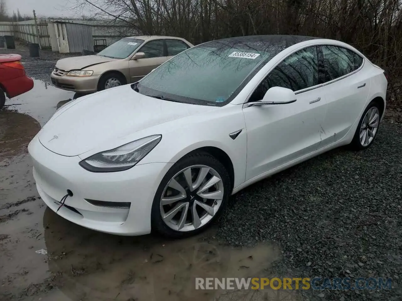 1 fotografías del automóvil dañado 5YJ3E1ECXLF627351 TESLA MODEL 3 2020