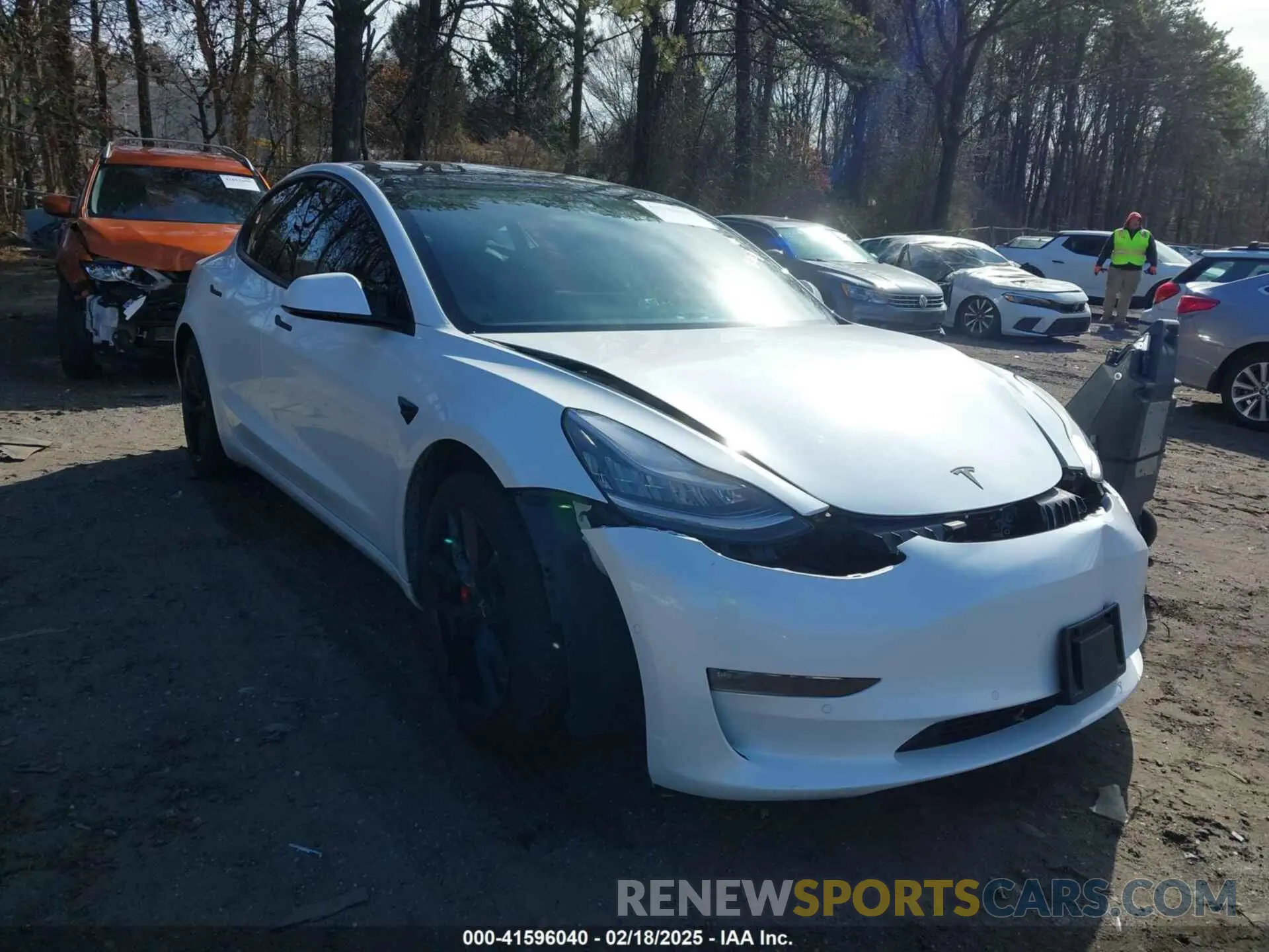 1 fotografías del automóvil dañado 5YJ3E1ECXLF791814 TESLA MODEL 3 2020