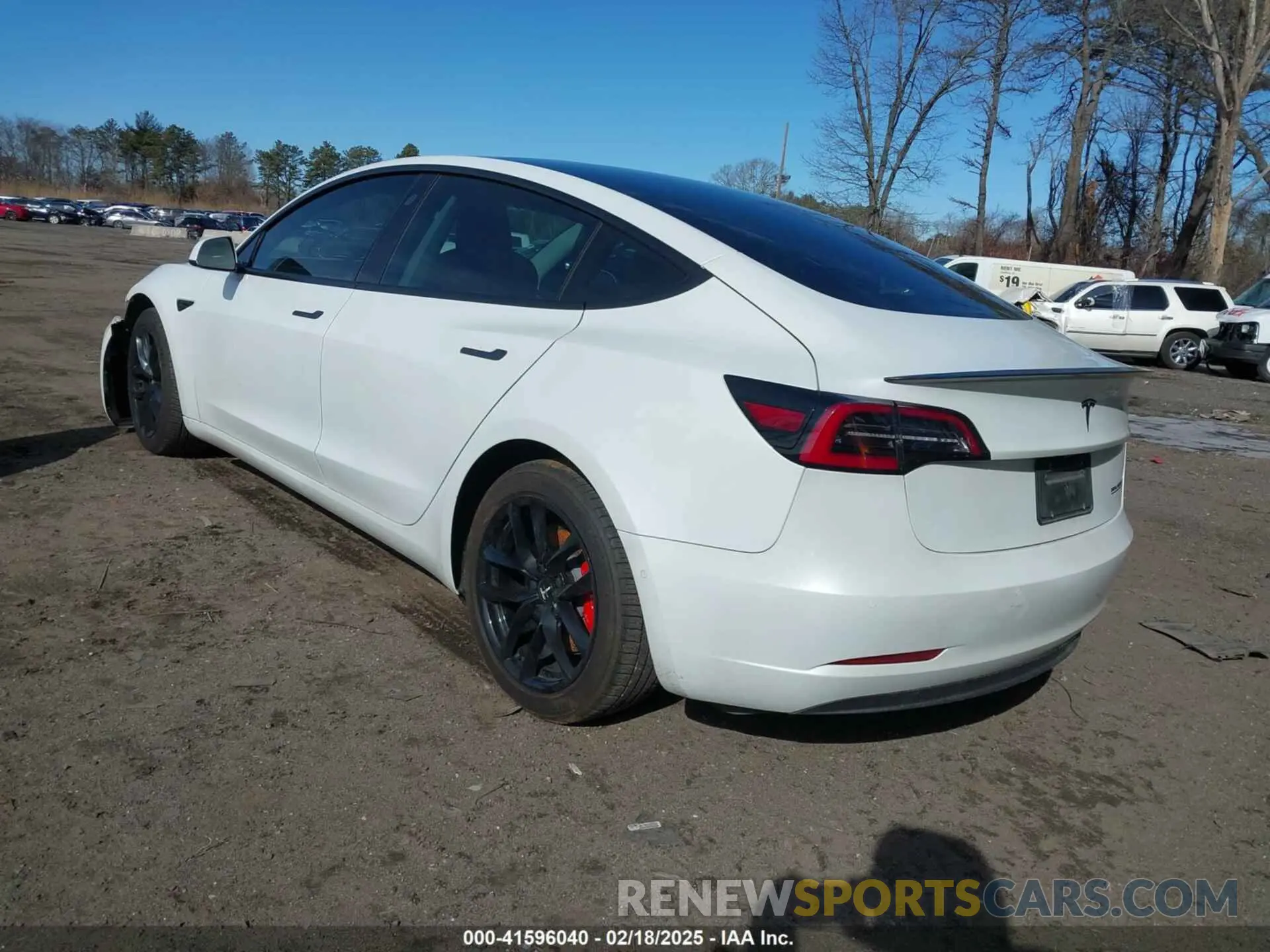 3 fotografías del automóvil dañado 5YJ3E1ECXLF791814 TESLA MODEL 3 2020