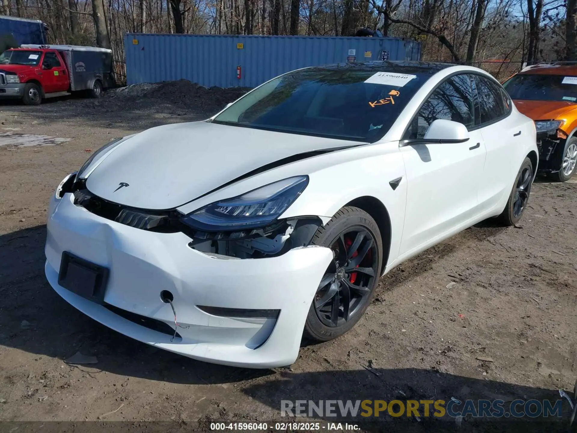 6 fotografías del automóvil dañado 5YJ3E1ECXLF791814 TESLA MODEL 3 2020