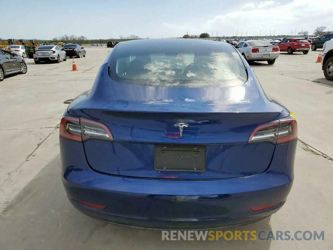6 fotografías del automóvil dañado 5YJ3E1EA0MF014607 TESLA MODEL 3 2021