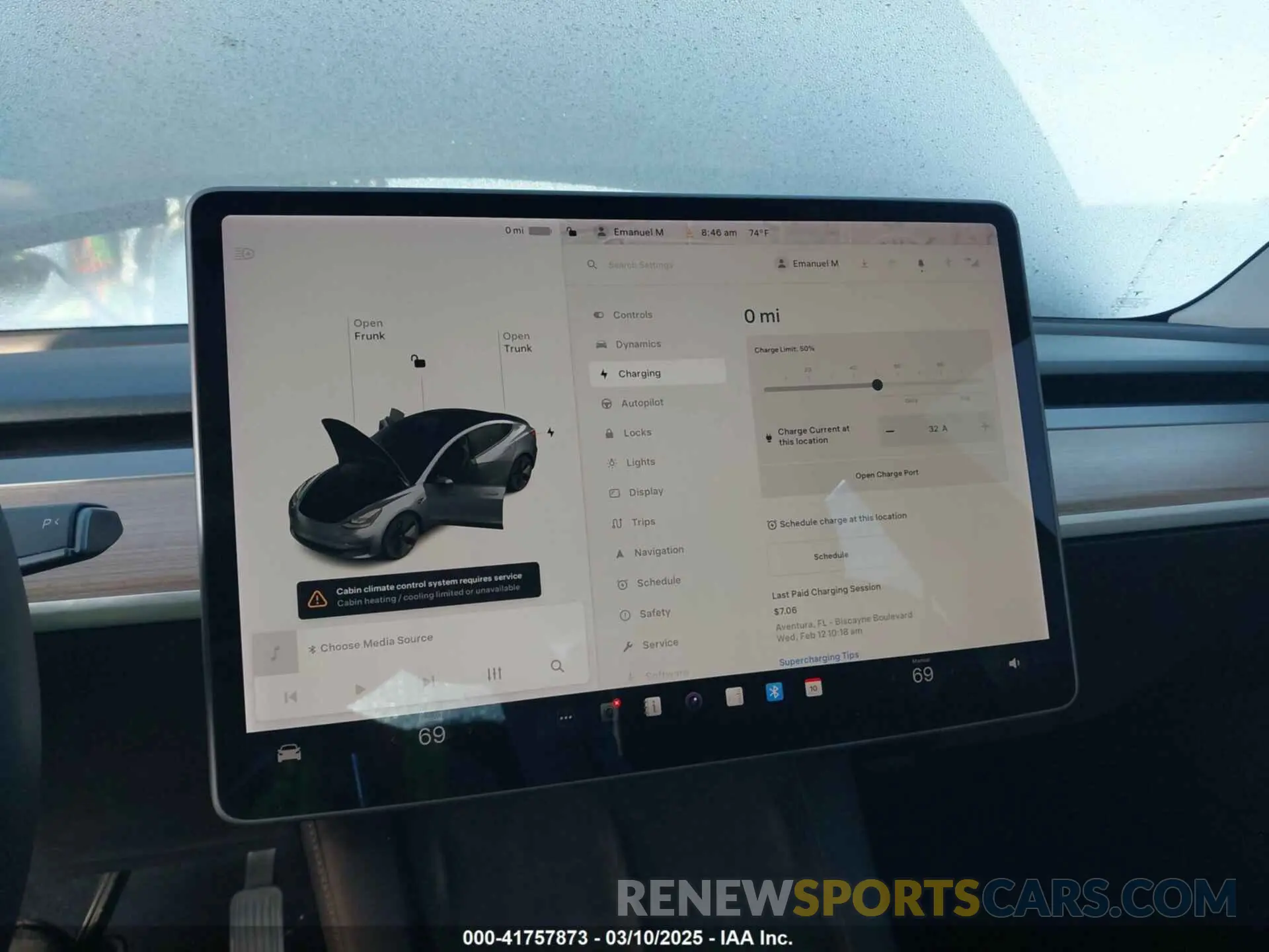 17 fotografías del automóvil dañado 5YJ3E1EA0MF016826 TESLA MODEL 3 2021
