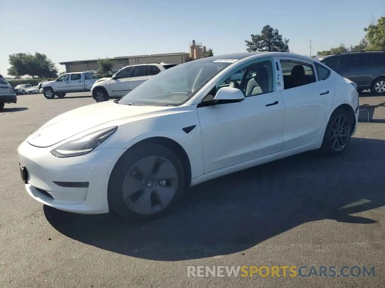 1 fotografías del automóvil dañado 5YJ3E1EA0MF017524 TESLA MODEL 3 2021