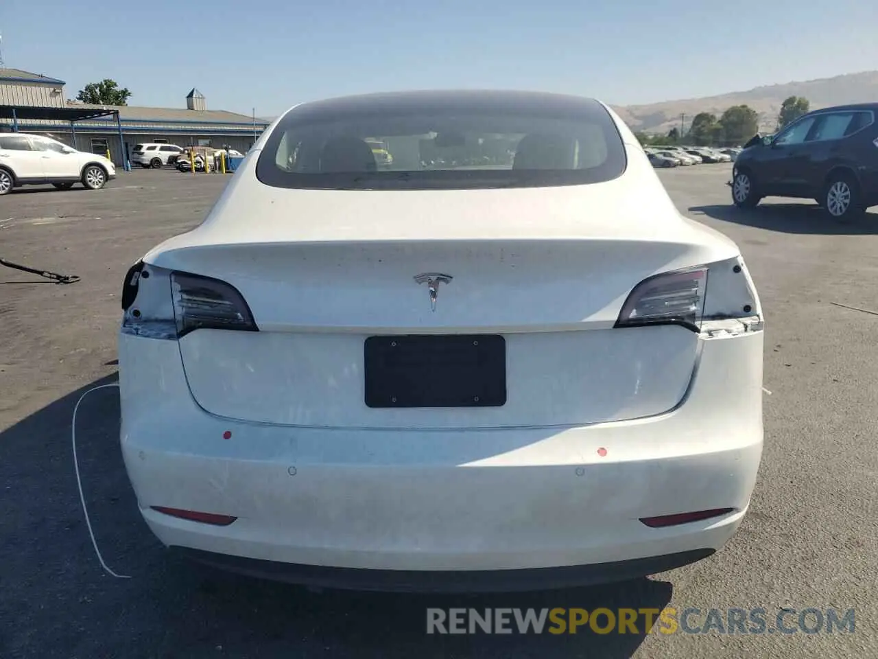 6 fotografías del automóvil dañado 5YJ3E1EA0MF017524 TESLA MODEL 3 2021
