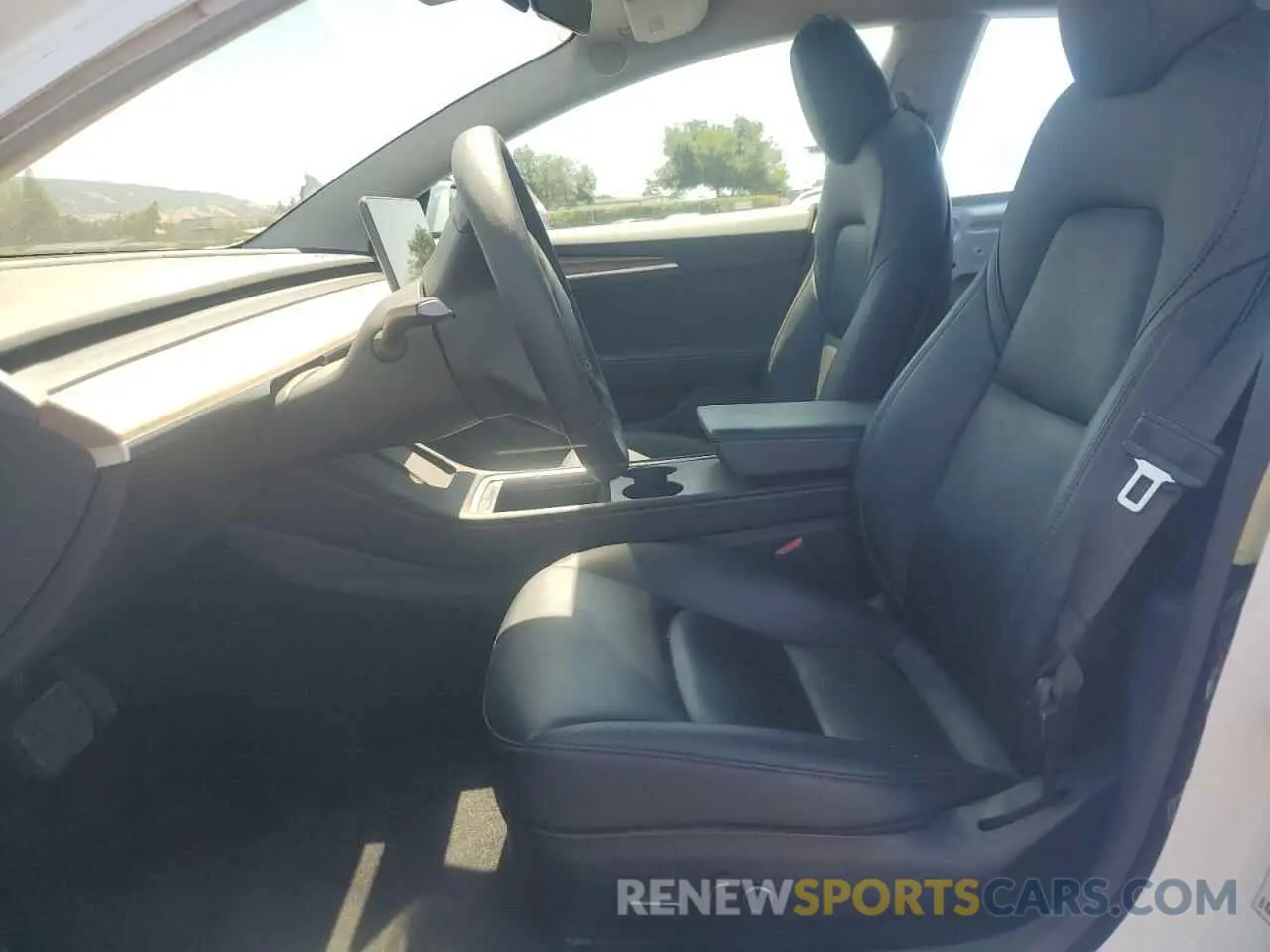 7 fotografías del automóvil dañado 5YJ3E1EA0MF017524 TESLA MODEL 3 2021