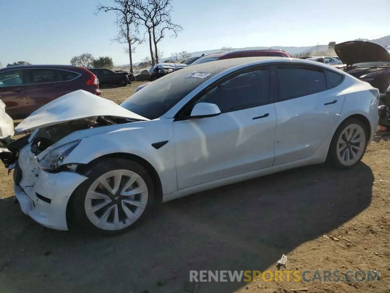 1 fotografías del automóvil dañado 5YJ3E1EA0MF017765 TESLA MODEL 3 2021