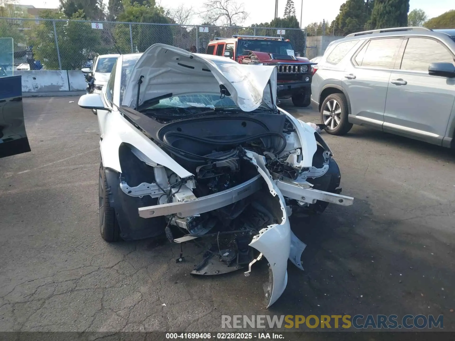 11 fotografías del automóvil dañado 5YJ3E1EA0MF022920 TESLA MODEL 3 2021