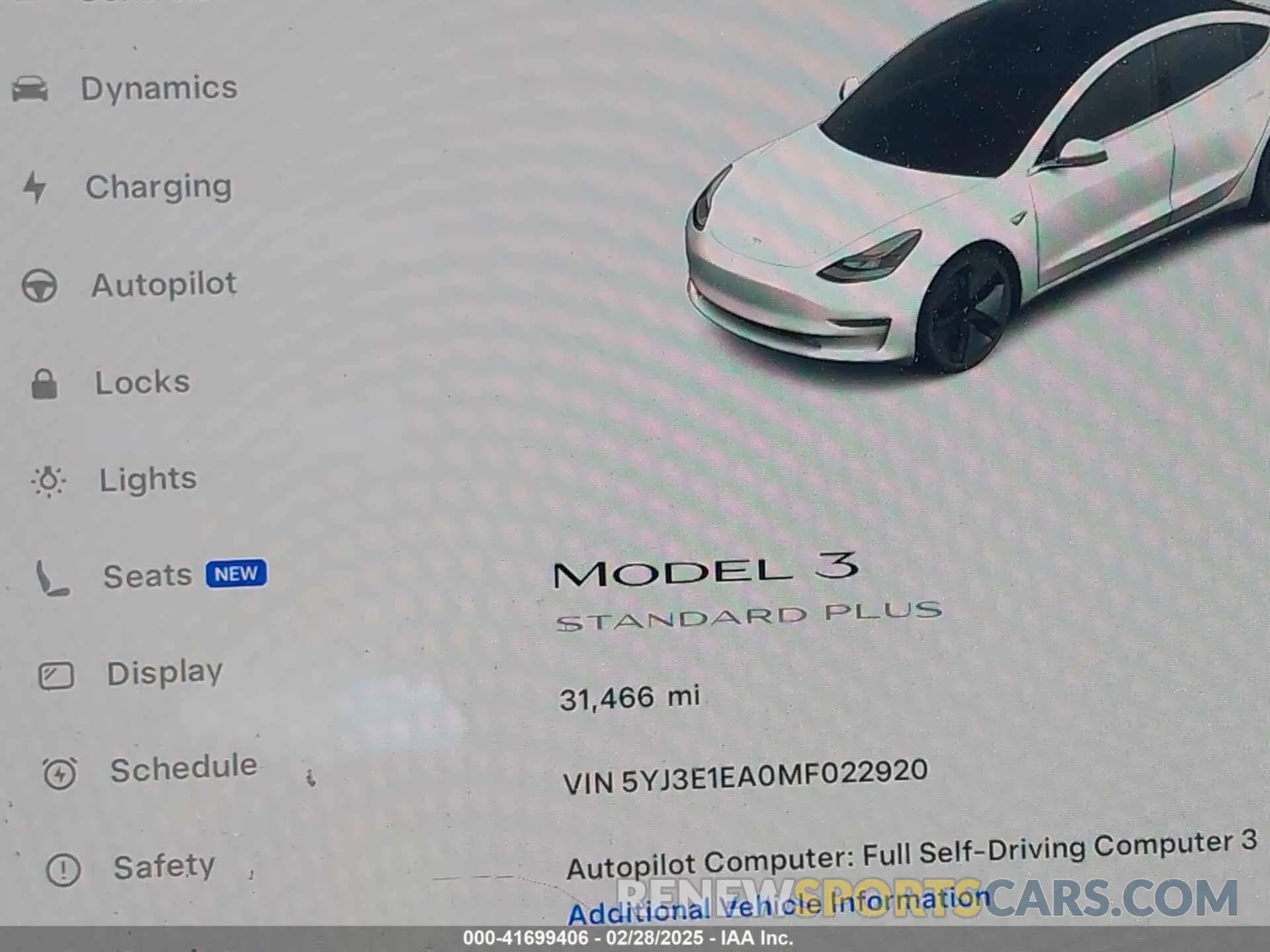 14 fotografías del automóvil dañado 5YJ3E1EA0MF022920 TESLA MODEL 3 2021