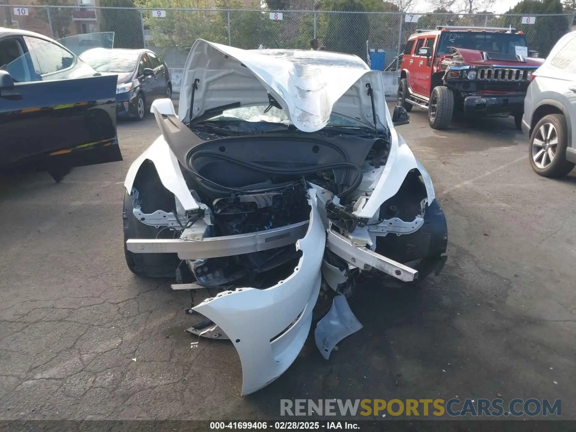 6 fotografías del automóvil dañado 5YJ3E1EA0MF022920 TESLA MODEL 3 2021
