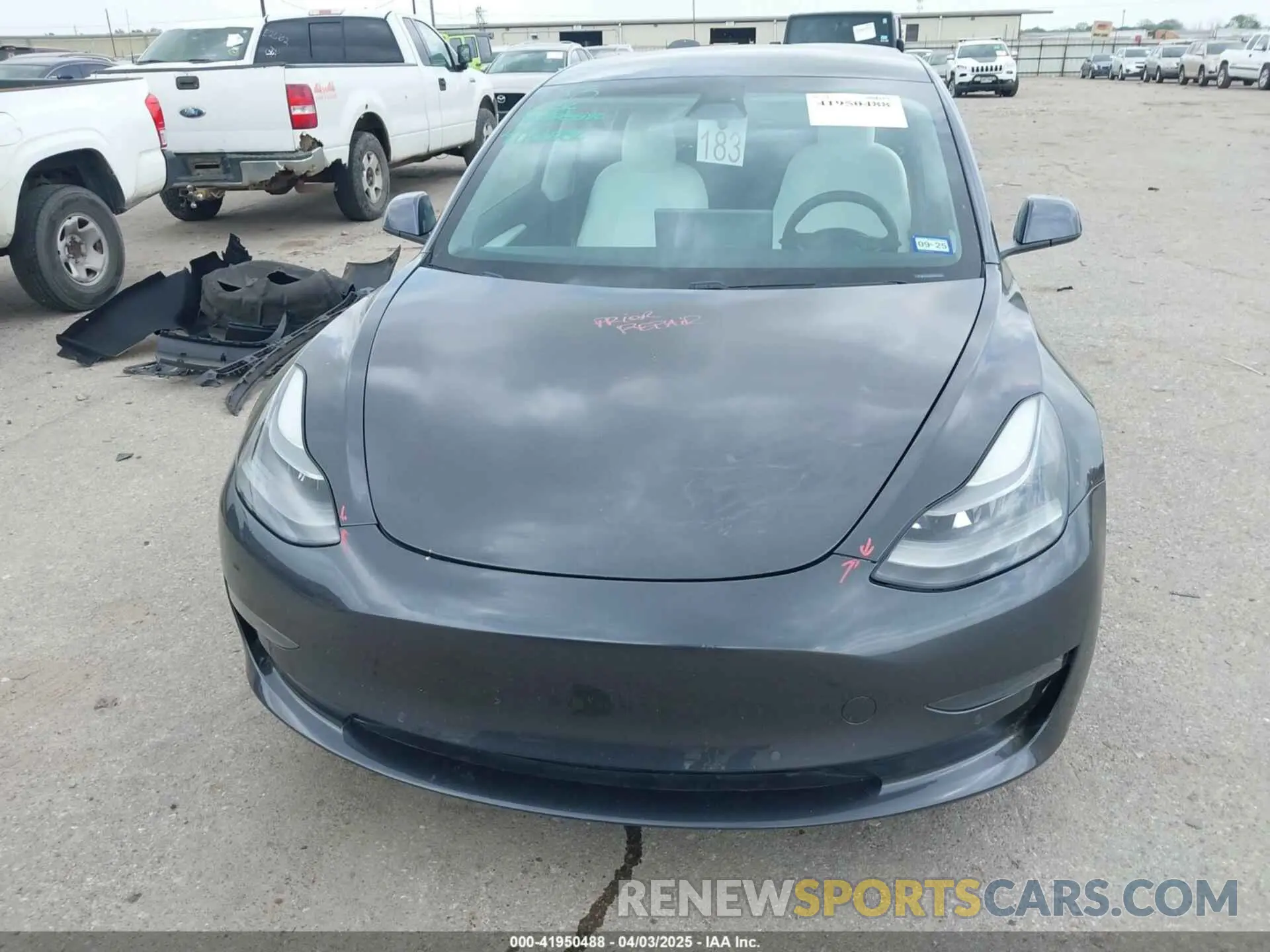 13 fotografías del automóvil dañado 5YJ3E1EA0MF031987 TESLA MODEL 3 2021