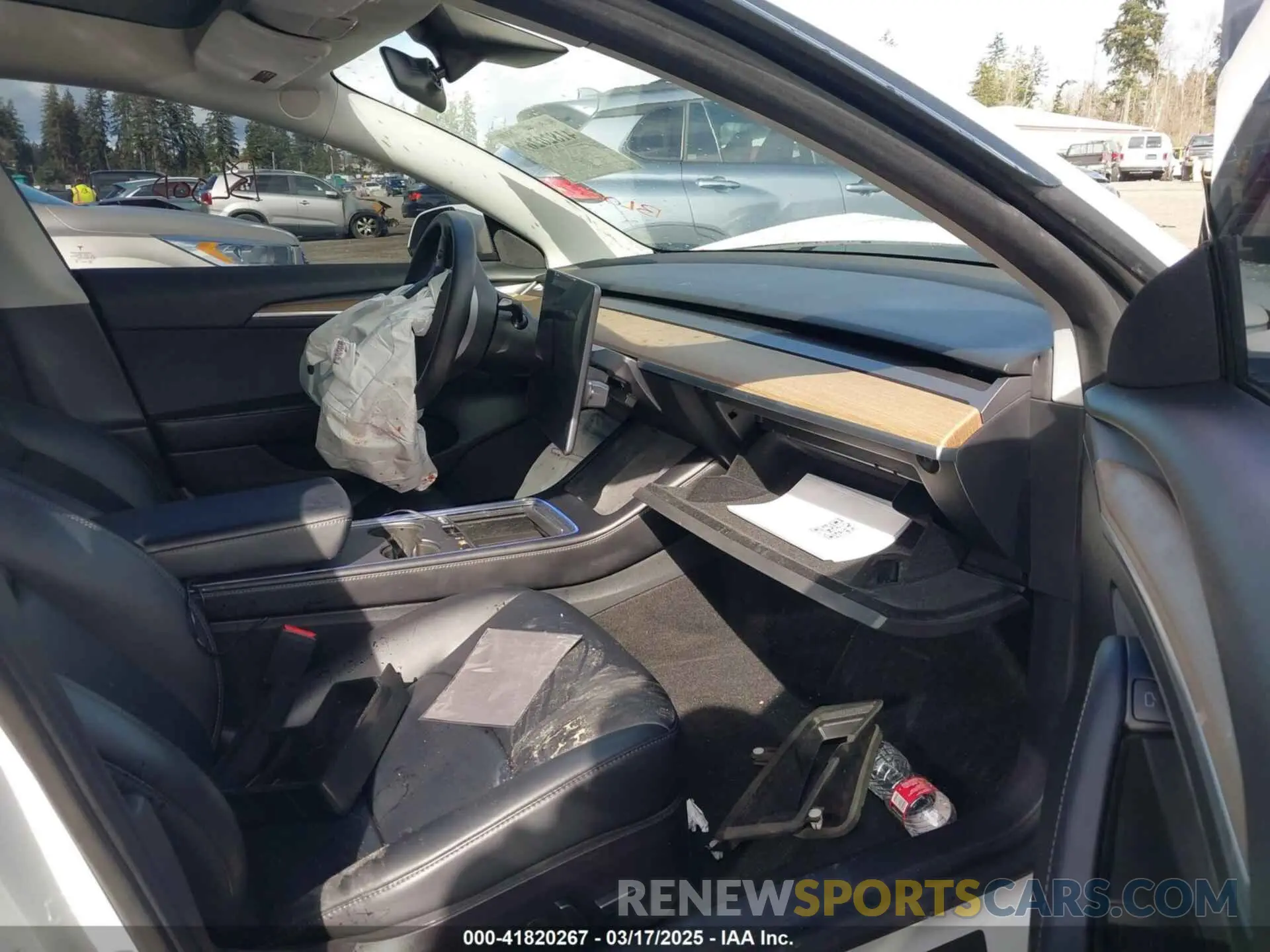 5 fotografías del automóvil dañado 5YJ3E1EA0MF062074 TESLA MODEL 3 2021