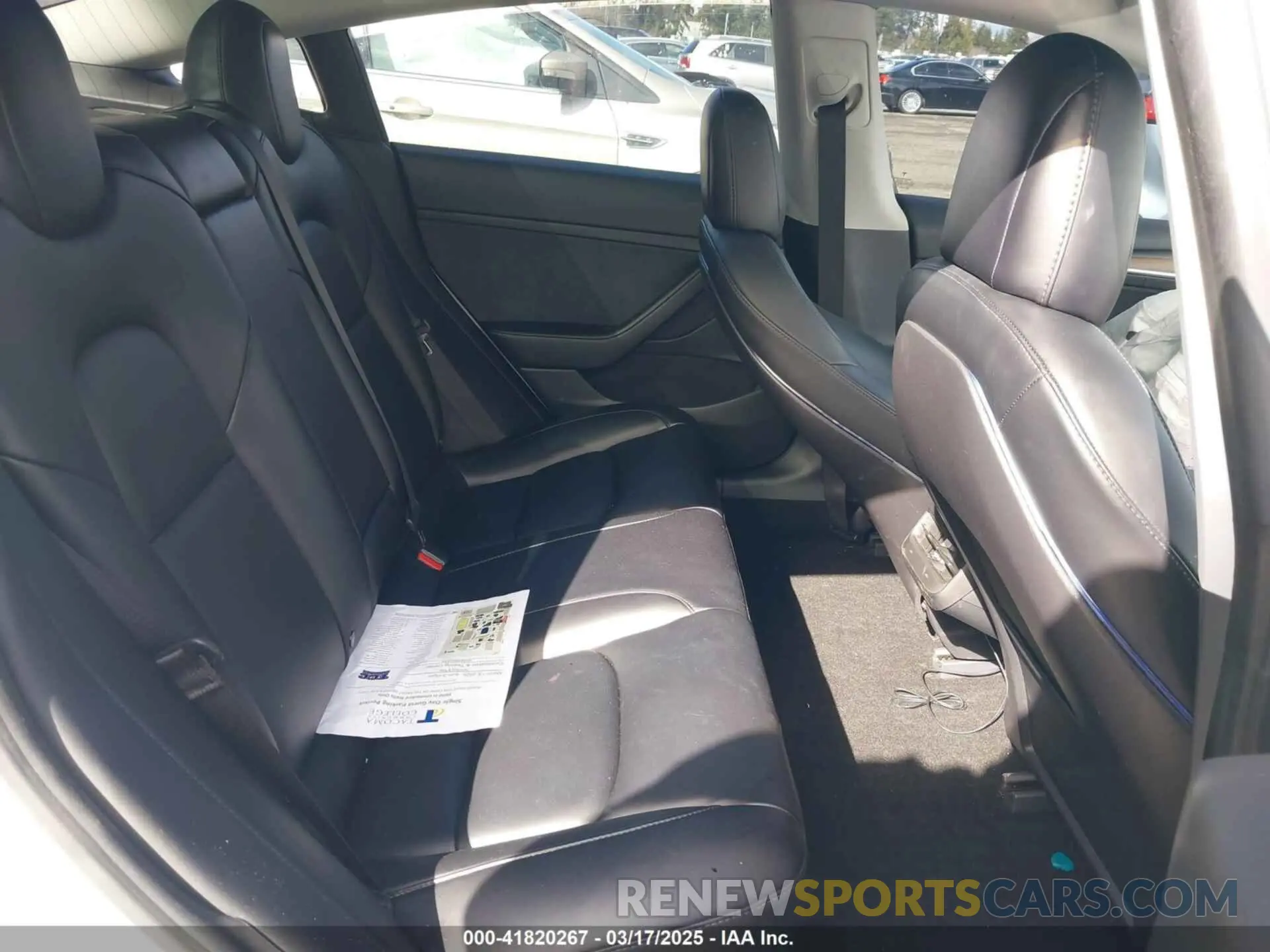8 fotografías del automóvil dañado 5YJ3E1EA0MF062074 TESLA MODEL 3 2021