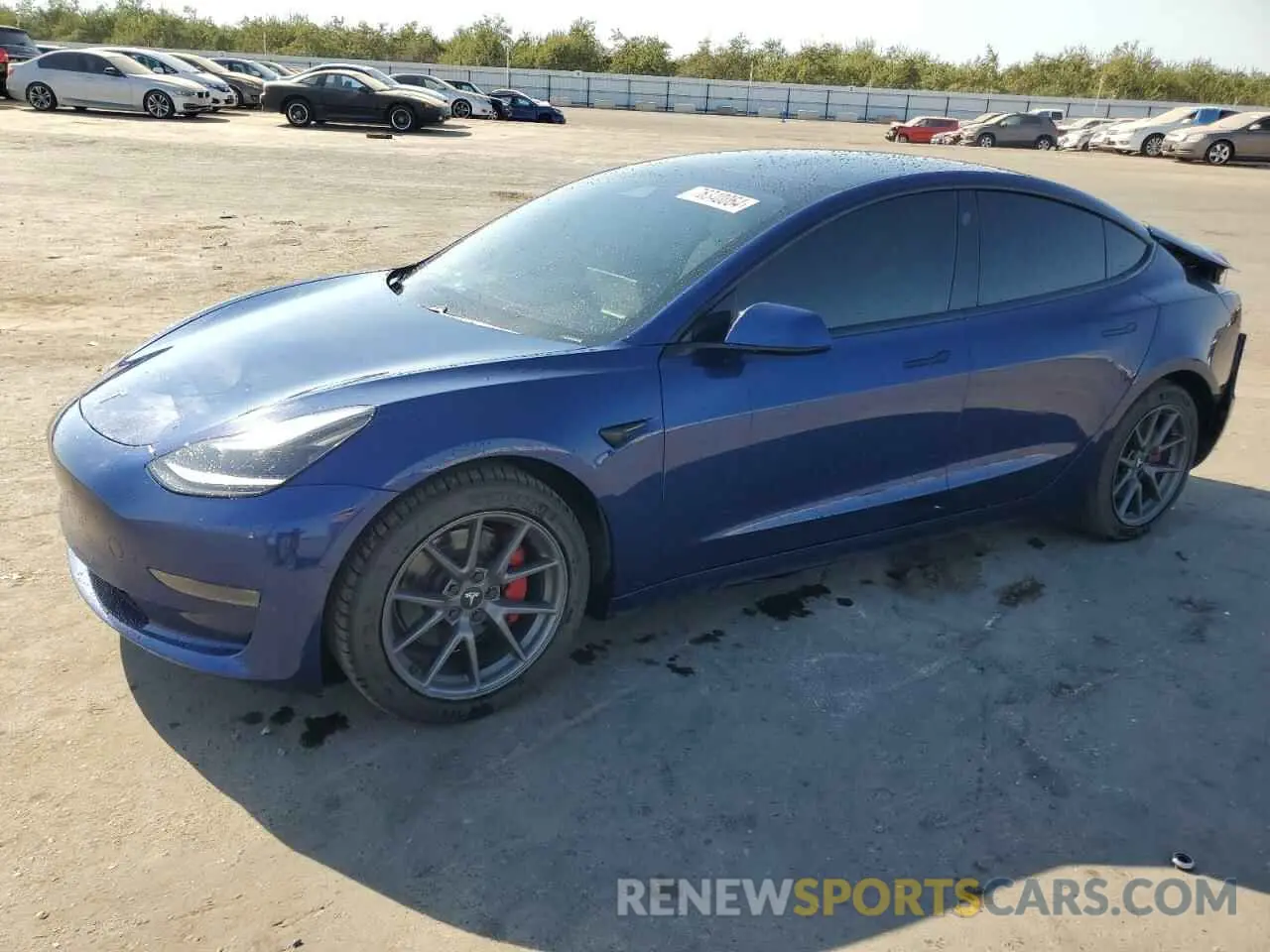 1 fotografías del automóvil dañado 5YJ3E1EA0MF072071 TESLA MODEL 3 2021