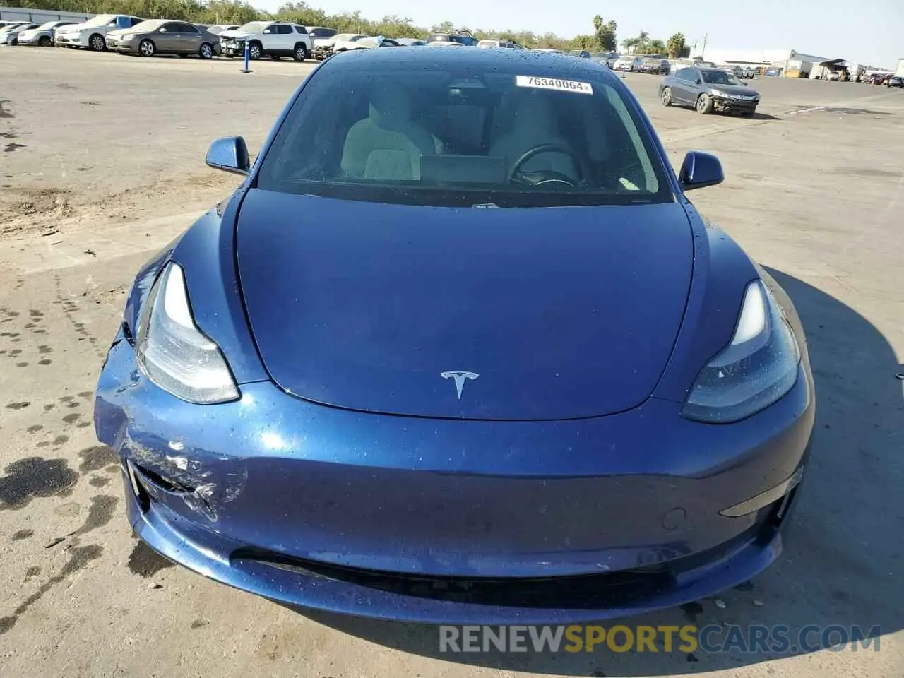 5 fotografías del automóvil dañado 5YJ3E1EA0MF072071 TESLA MODEL 3 2021