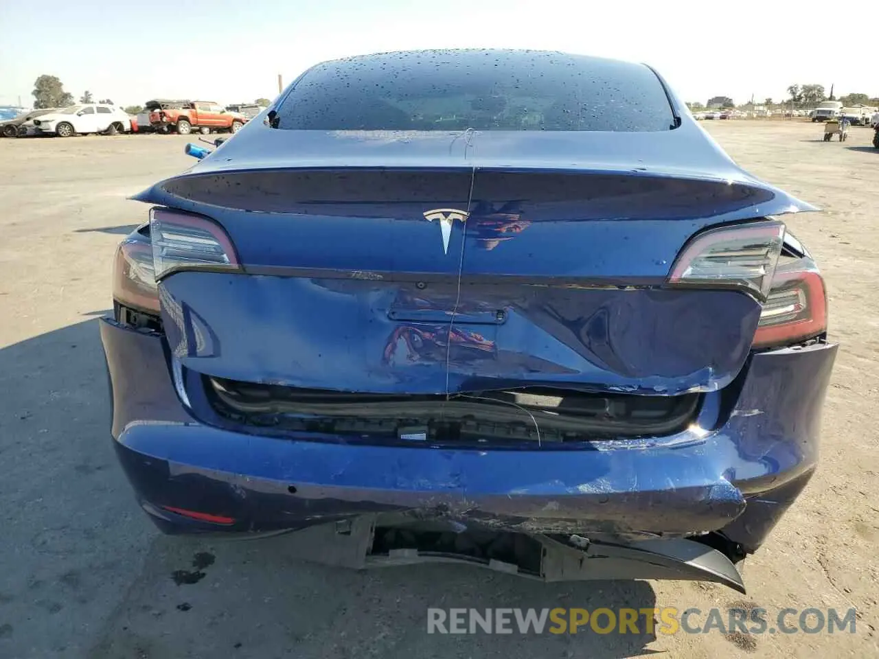 6 fotografías del automóvil dañado 5YJ3E1EA0MF072071 TESLA MODEL 3 2021
