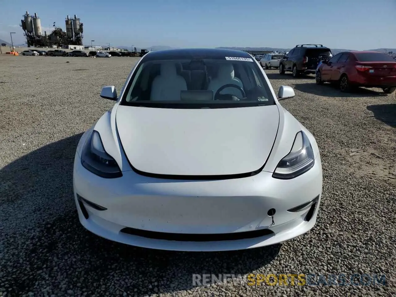 5 fotografías del automóvil dañado 5YJ3E1EA0MF072457 TESLA MODEL 3 2021