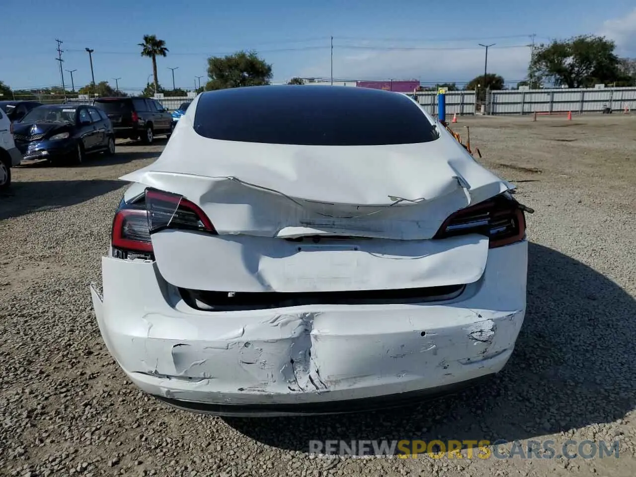 6 fotografías del automóvil dañado 5YJ3E1EA0MF072457 TESLA MODEL 3 2021