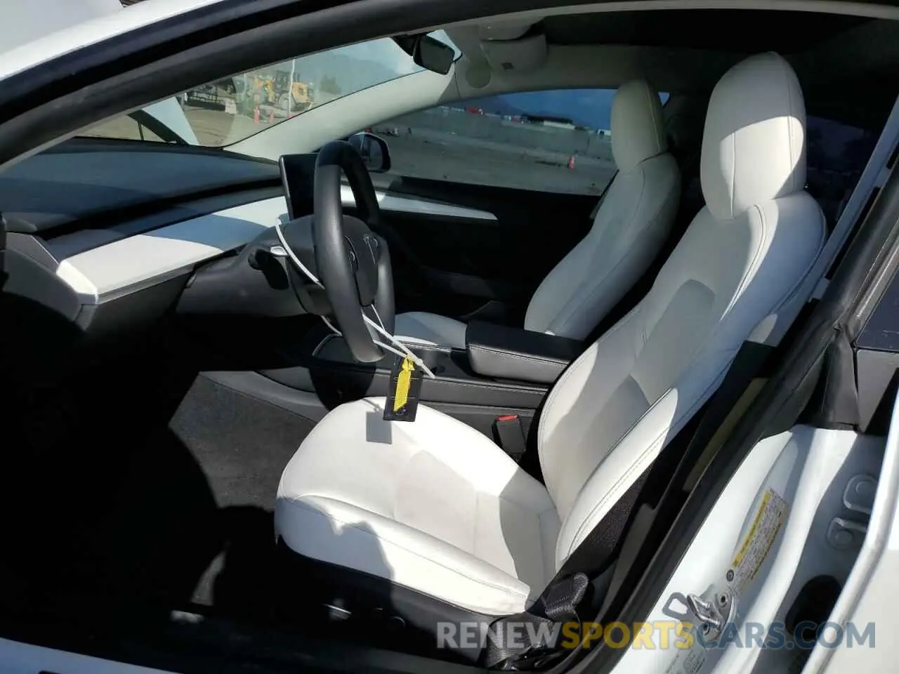 7 fotografías del automóvil dañado 5YJ3E1EA0MF072457 TESLA MODEL 3 2021