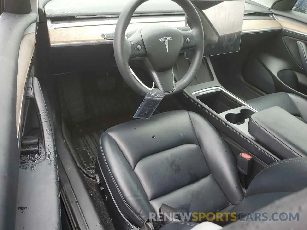 8 fotografías del automóvil dañado 5YJ3E1EA0MF088352 TESLA MODEL 3 2021