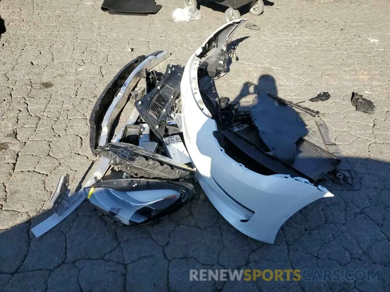 12 fotografías del automóvil dañado 5YJ3E1EA0MF100063 TESLA MODEL 3 2021
