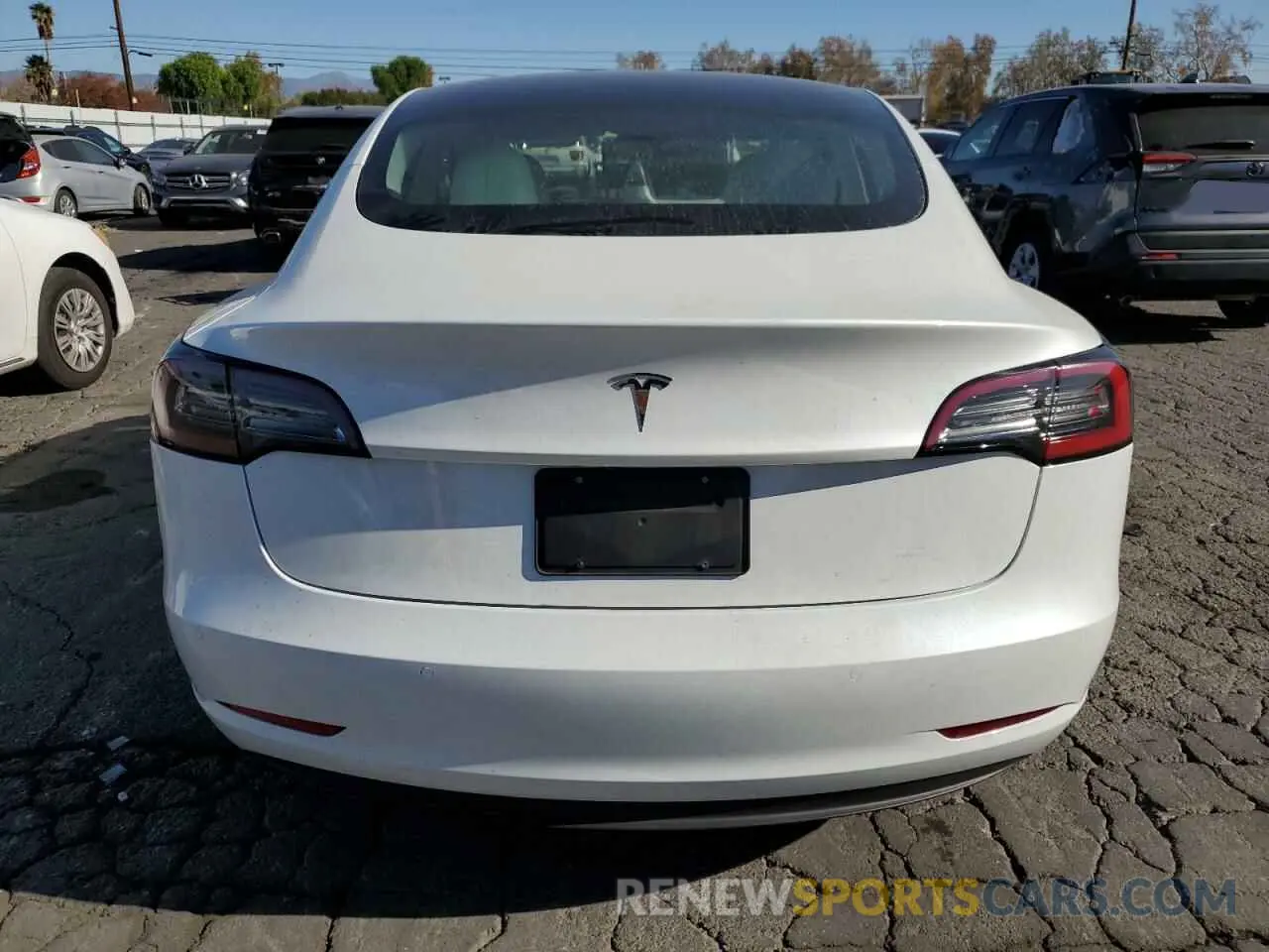 6 fotografías del automóvil dañado 5YJ3E1EA0MF100063 TESLA MODEL 3 2021