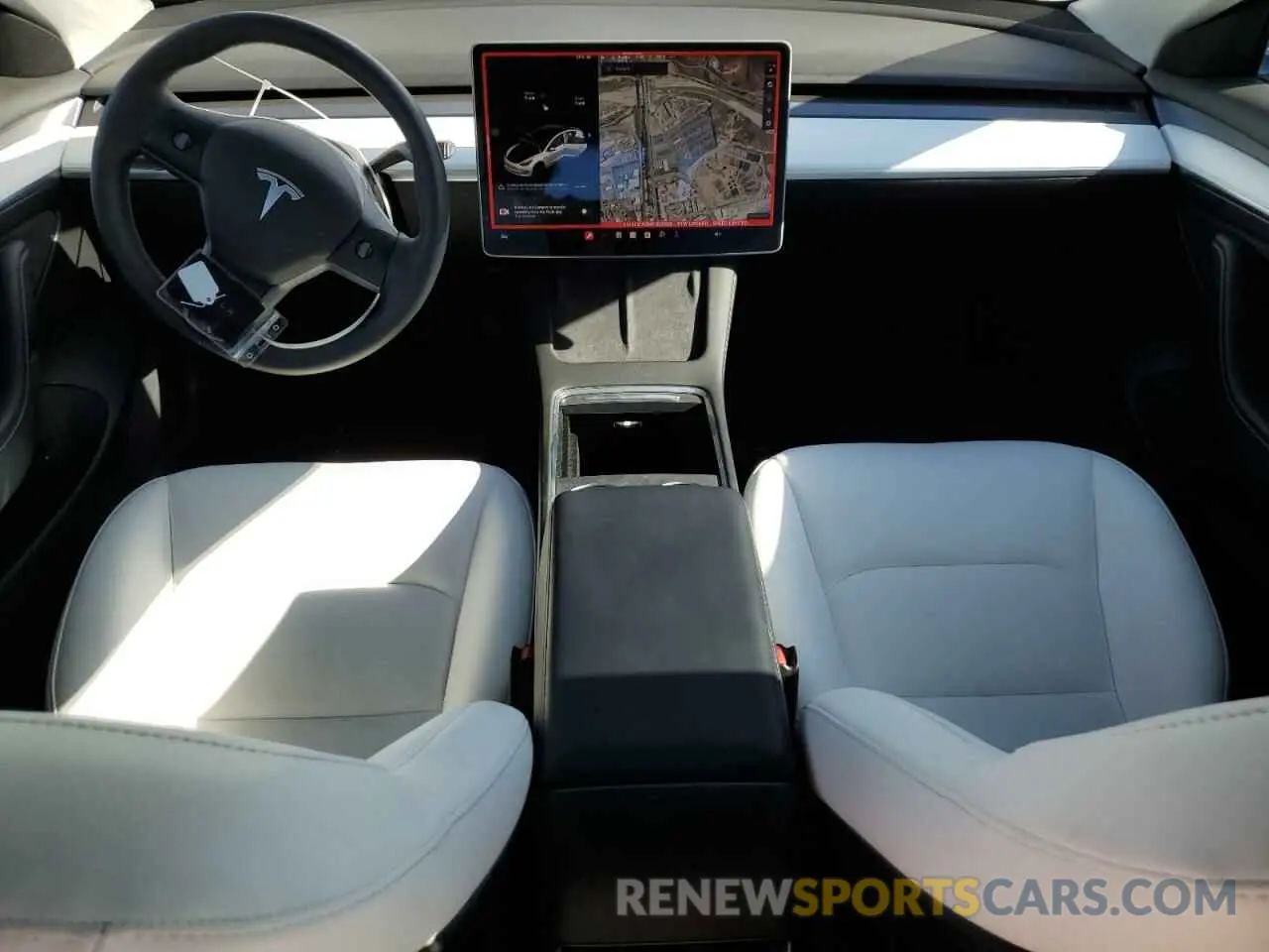 8 fotografías del automóvil dañado 5YJ3E1EA0MF100063 TESLA MODEL 3 2021