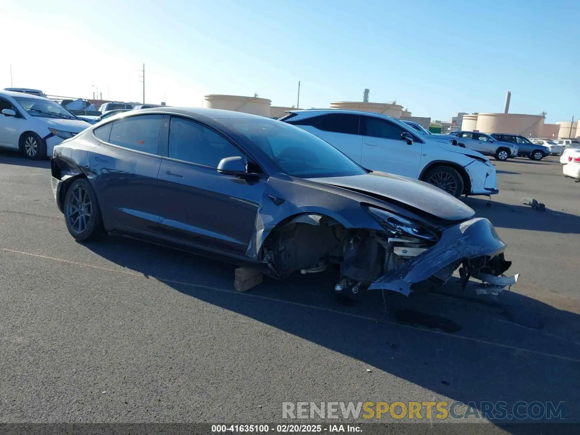 1 fotografías del automóvil dañado 5YJ3E1EA0MF850935 TESLA MODEL 3 2021