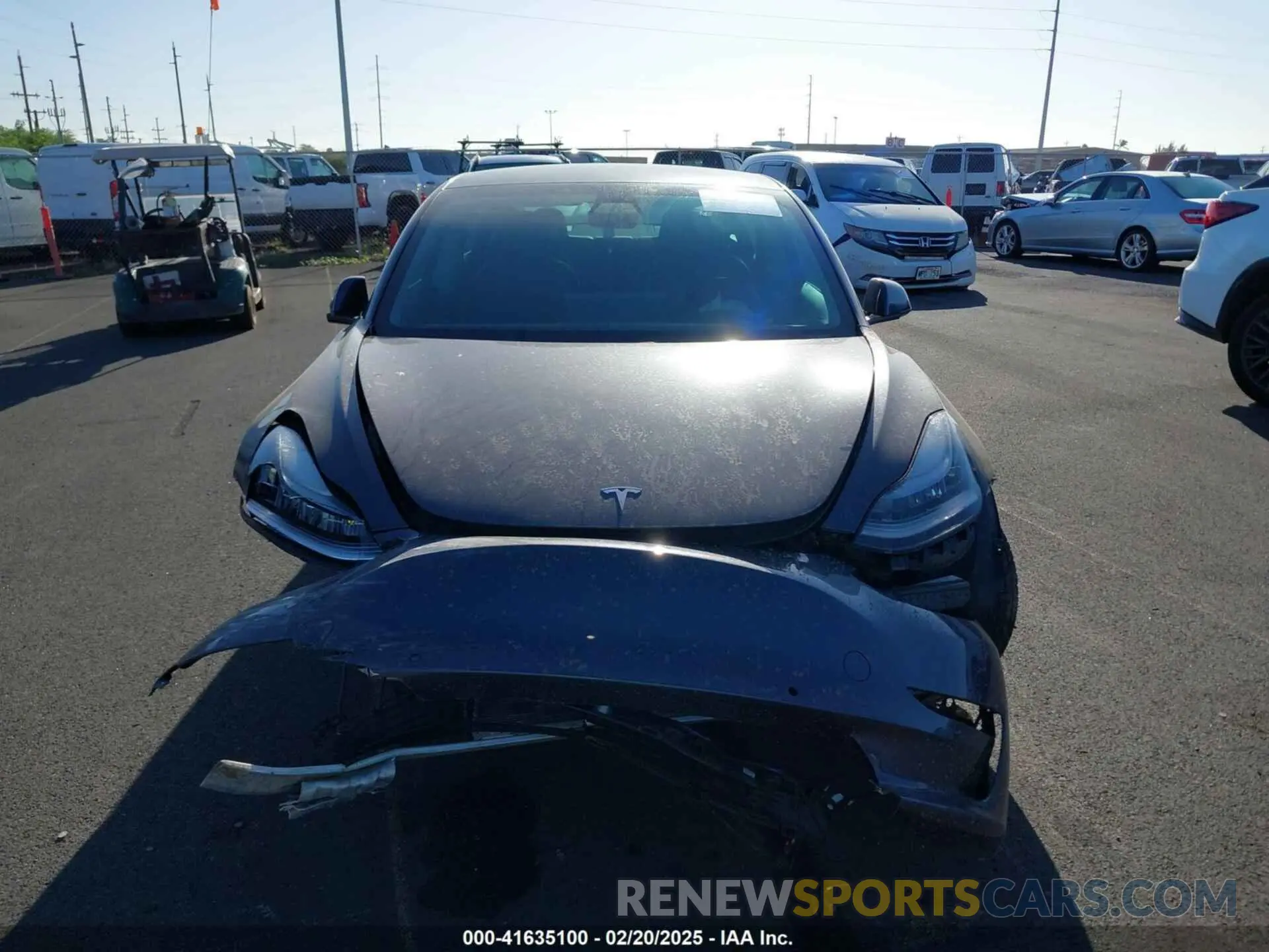 12 fotografías del automóvil dañado 5YJ3E1EA0MF850935 TESLA MODEL 3 2021