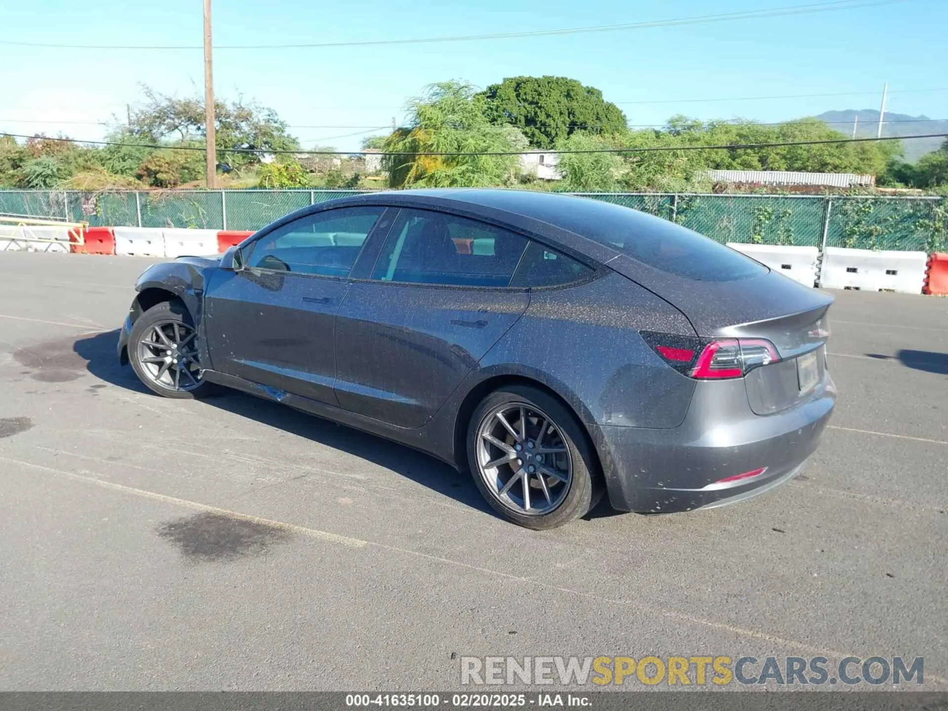 3 fotografías del automóvil dañado 5YJ3E1EA0MF850935 TESLA MODEL 3 2021