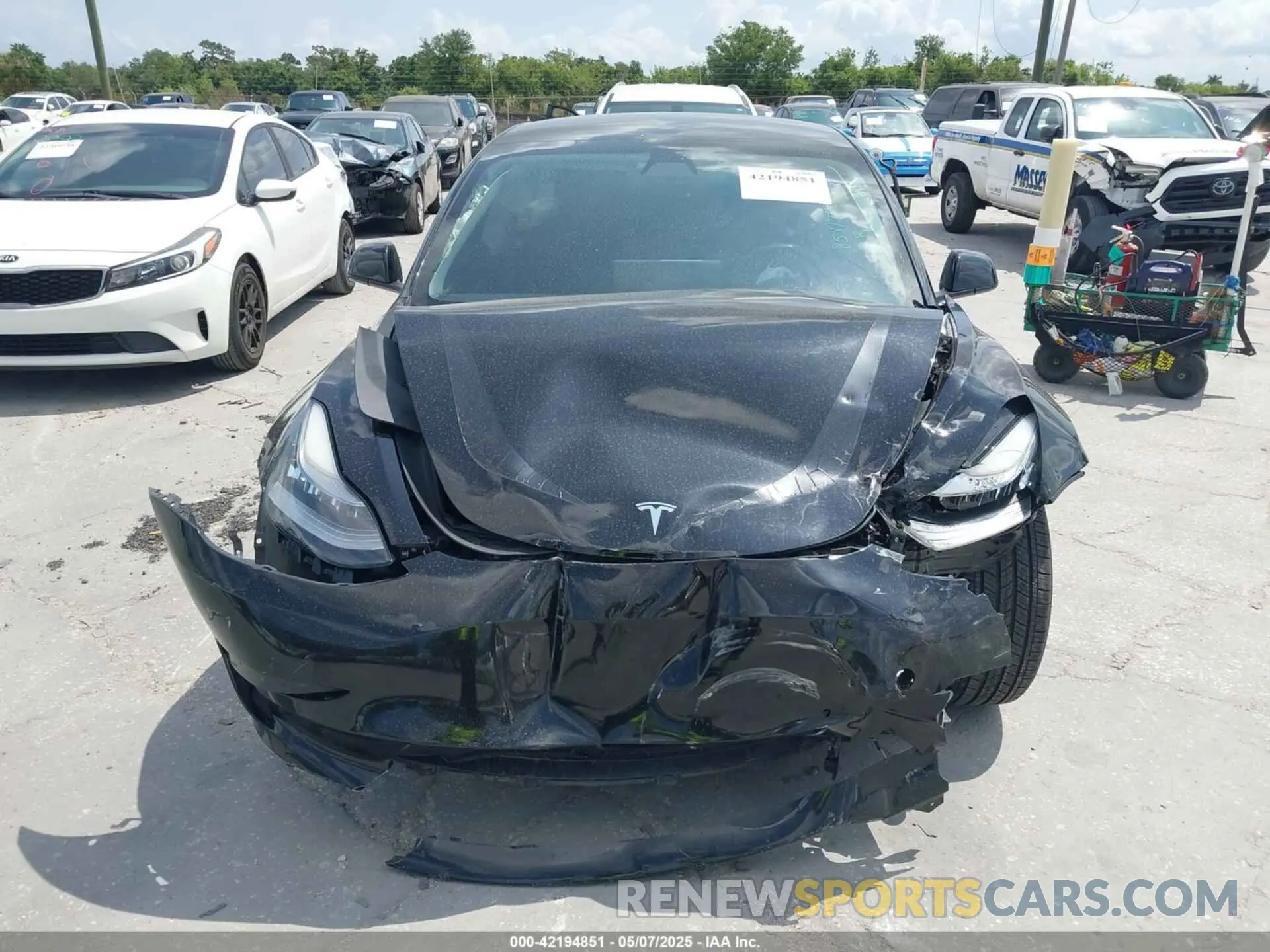 11 fotografías del automóvil dañado 5YJ3E1EA0MF851177 TESLA MODEL 3 2021