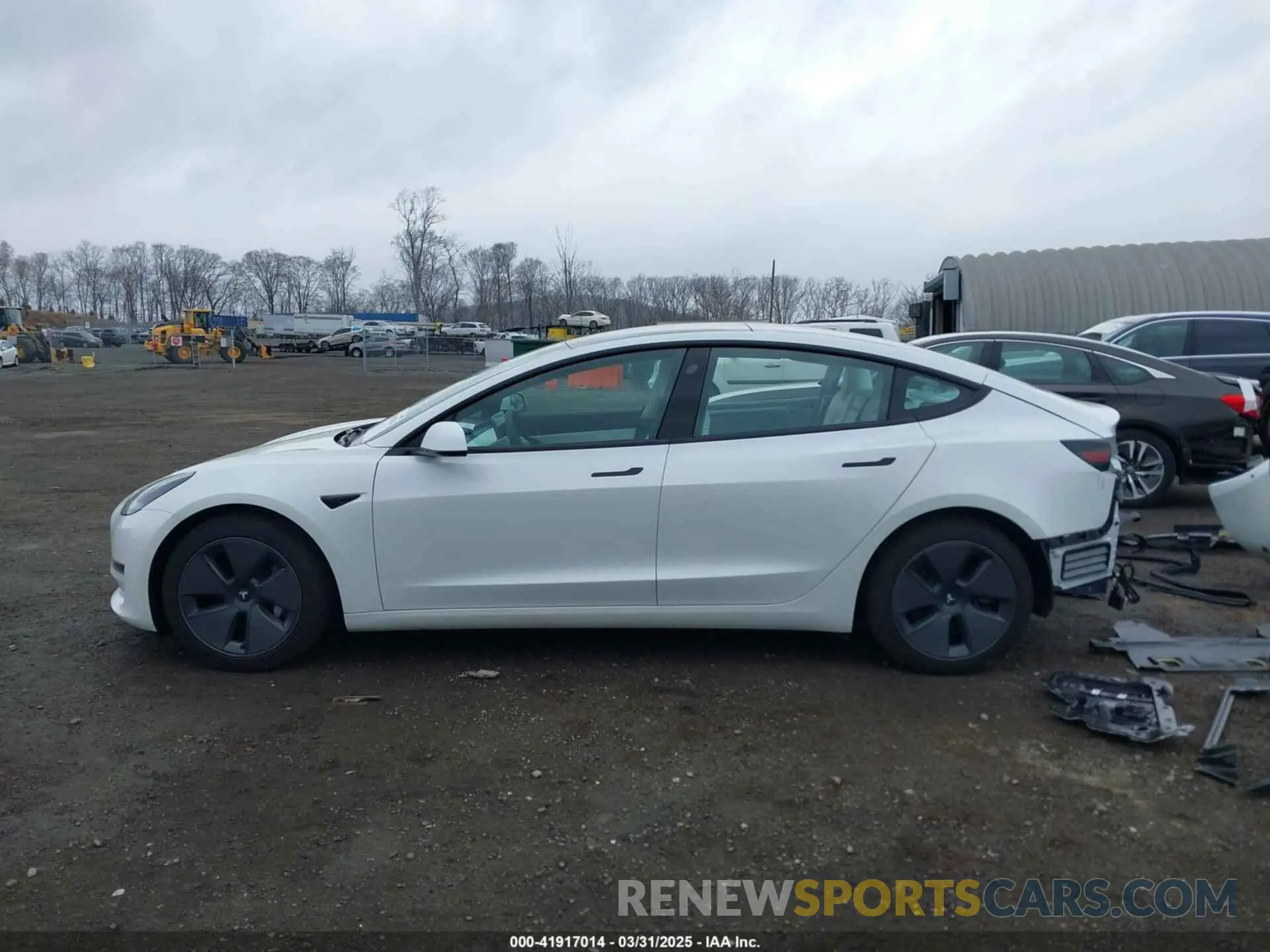 15 fotografías del automóvil dañado 5YJ3E1EA0MF857397 TESLA MODEL 3 2021