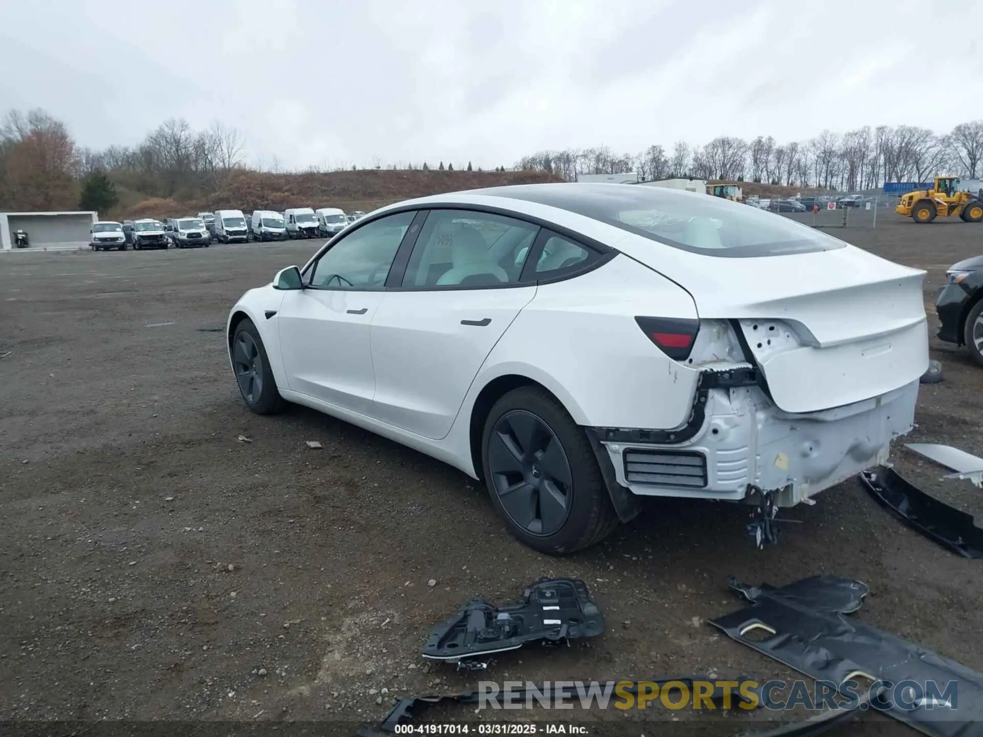 3 fotografías del automóvil dañado 5YJ3E1EA0MF857397 TESLA MODEL 3 2021