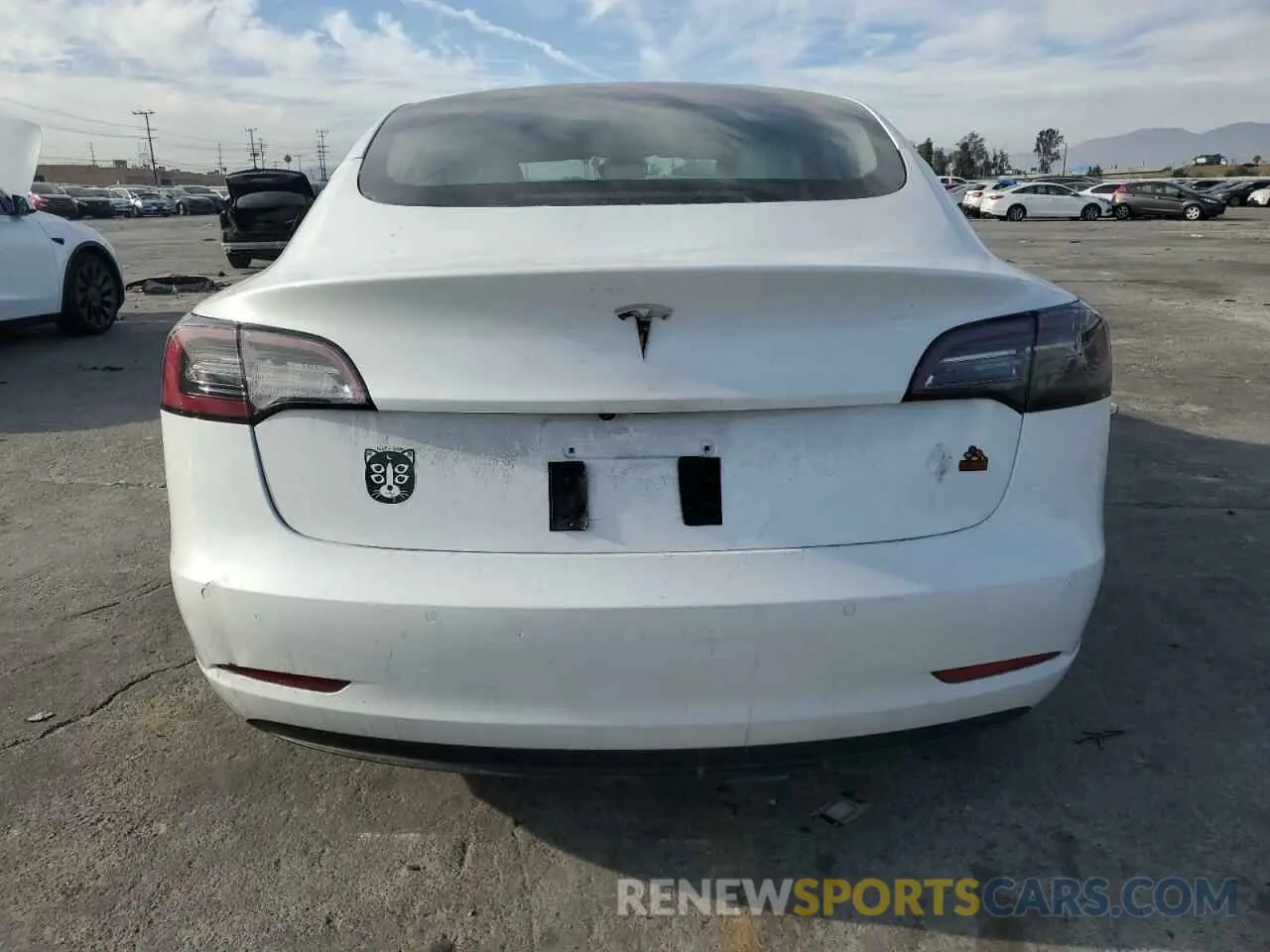 6 fotografías del automóvil dañado 5YJ3E1EA0MF858839 TESLA MODEL 3 2021