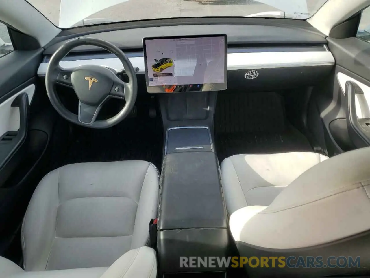8 fotografías del automóvil dañado 5YJ3E1EA0MF858839 TESLA MODEL 3 2021