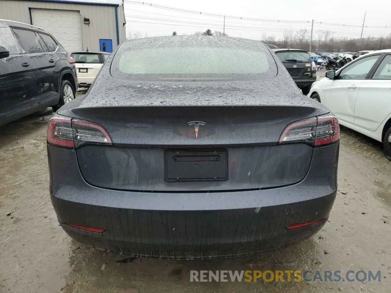 6 fotografías del automóvil dañado 5YJ3E1EA0MF907358 TESLA MODEL 3 2021