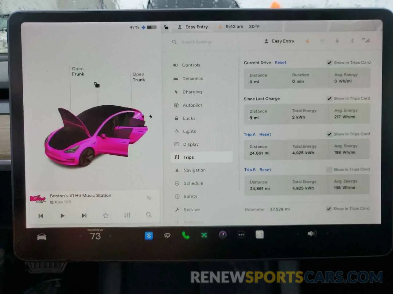 9 fotografías del automóvil dañado 5YJ3E1EA0MF907358 TESLA MODEL 3 2021