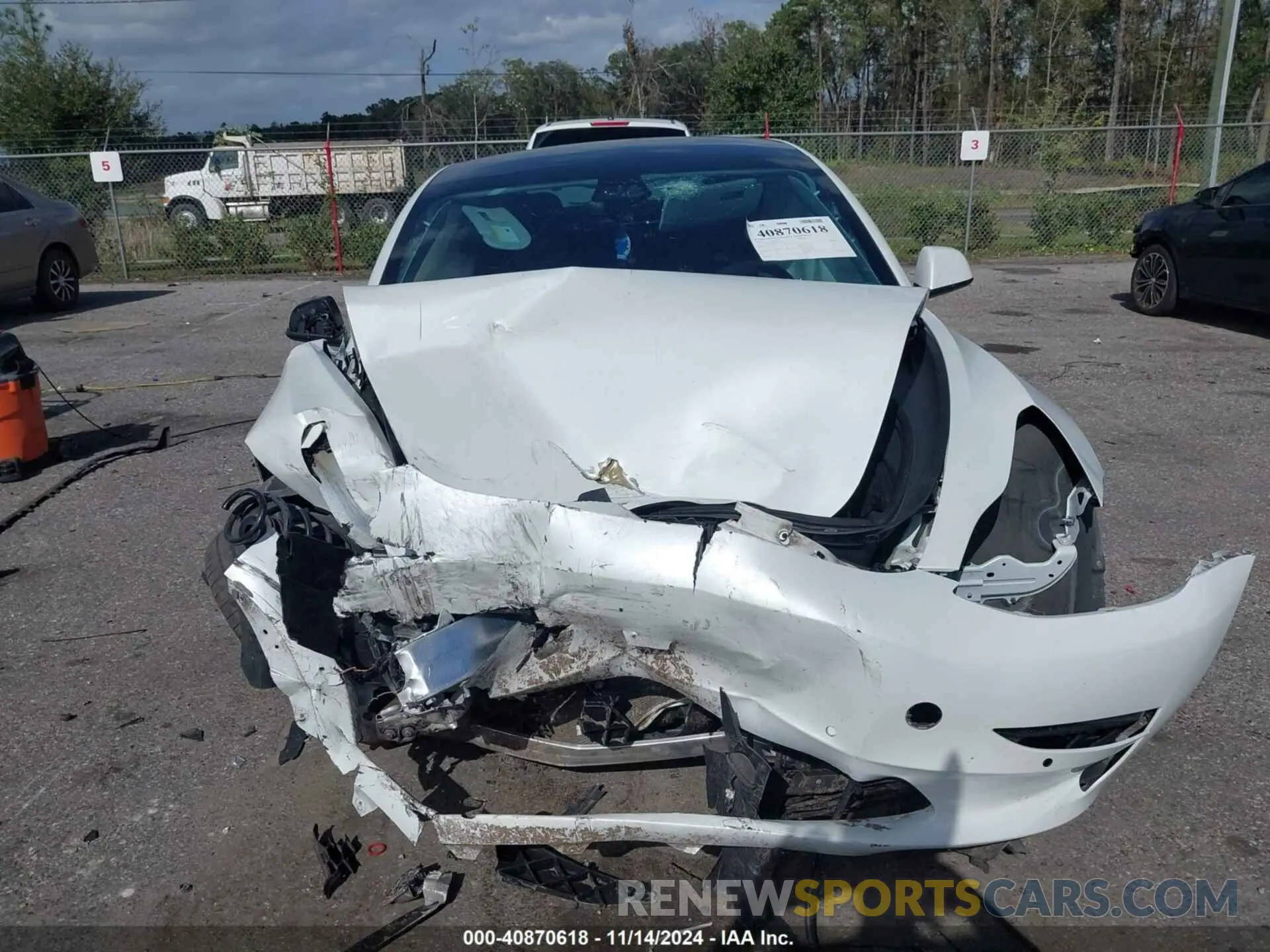 12 fotografías del automóvil dañado 5YJ3E1EA0MF907974 TESLA MODEL 3 2021
