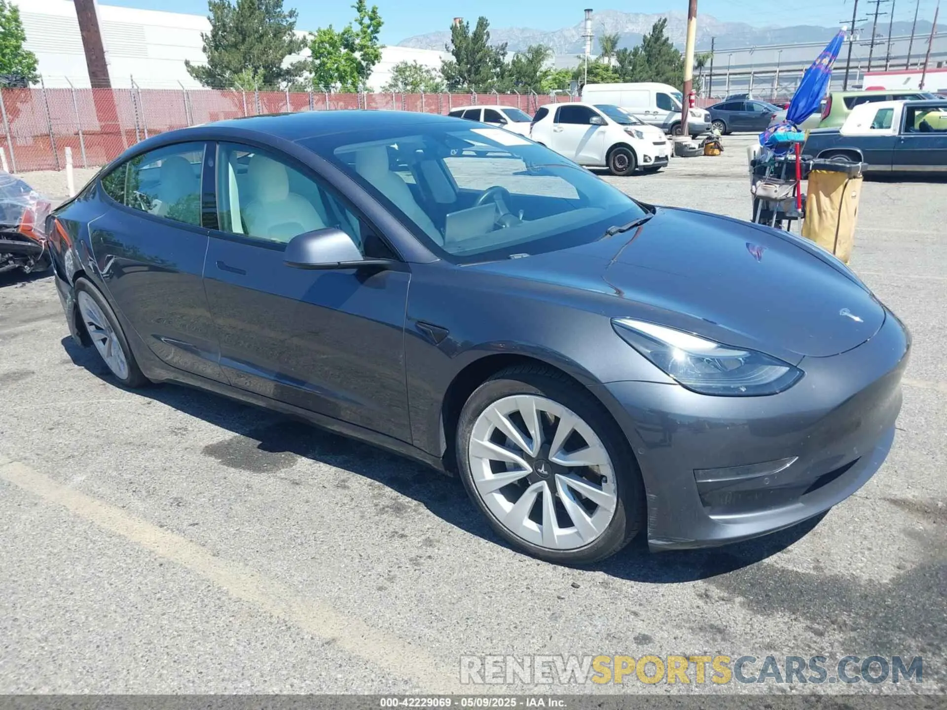 1 fotografías del automóvil dañado 5YJ3E1EA0MF908736 TESLA MODEL 3 2021
